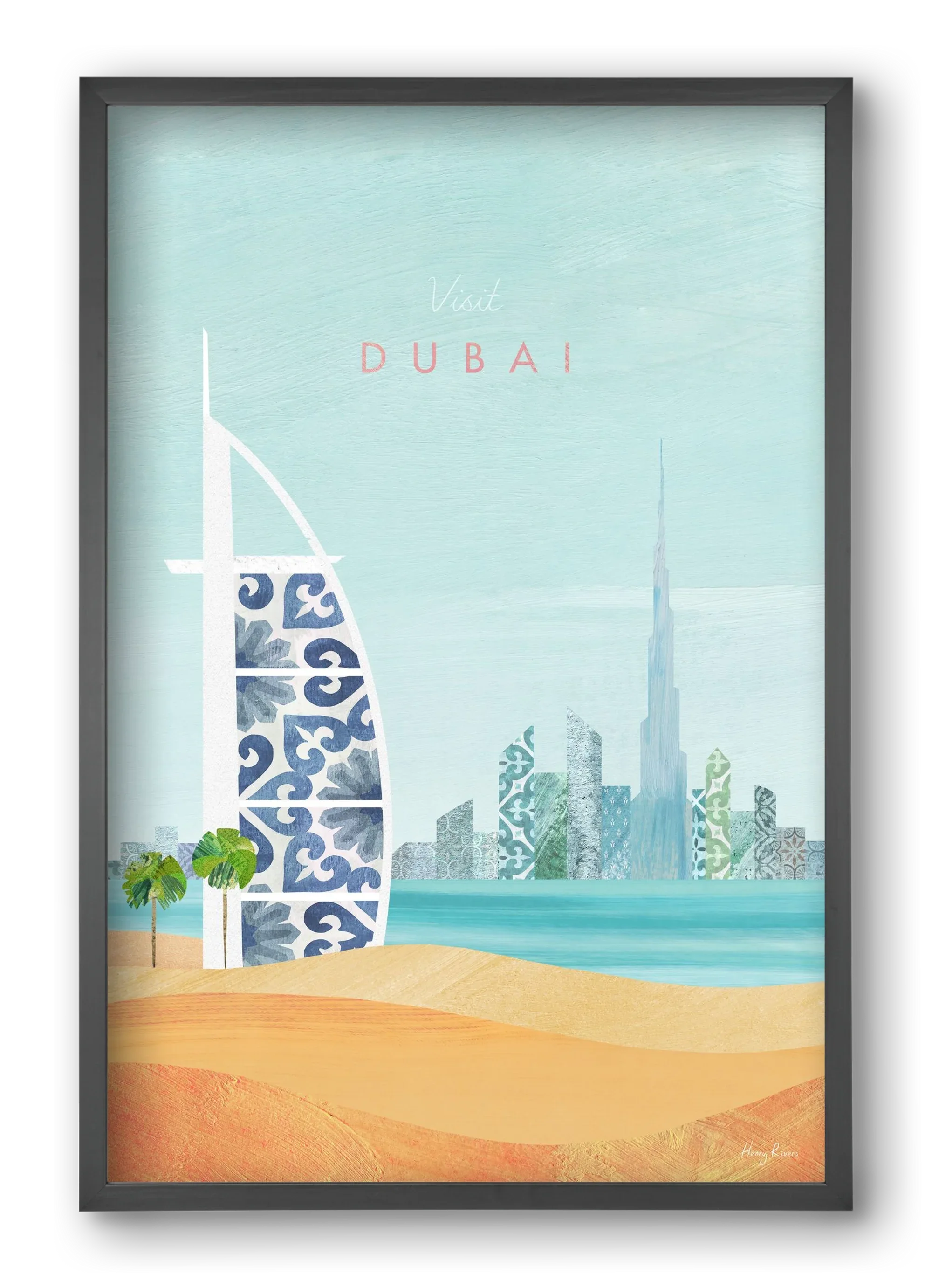 Dubai Travel Poster - artbridge