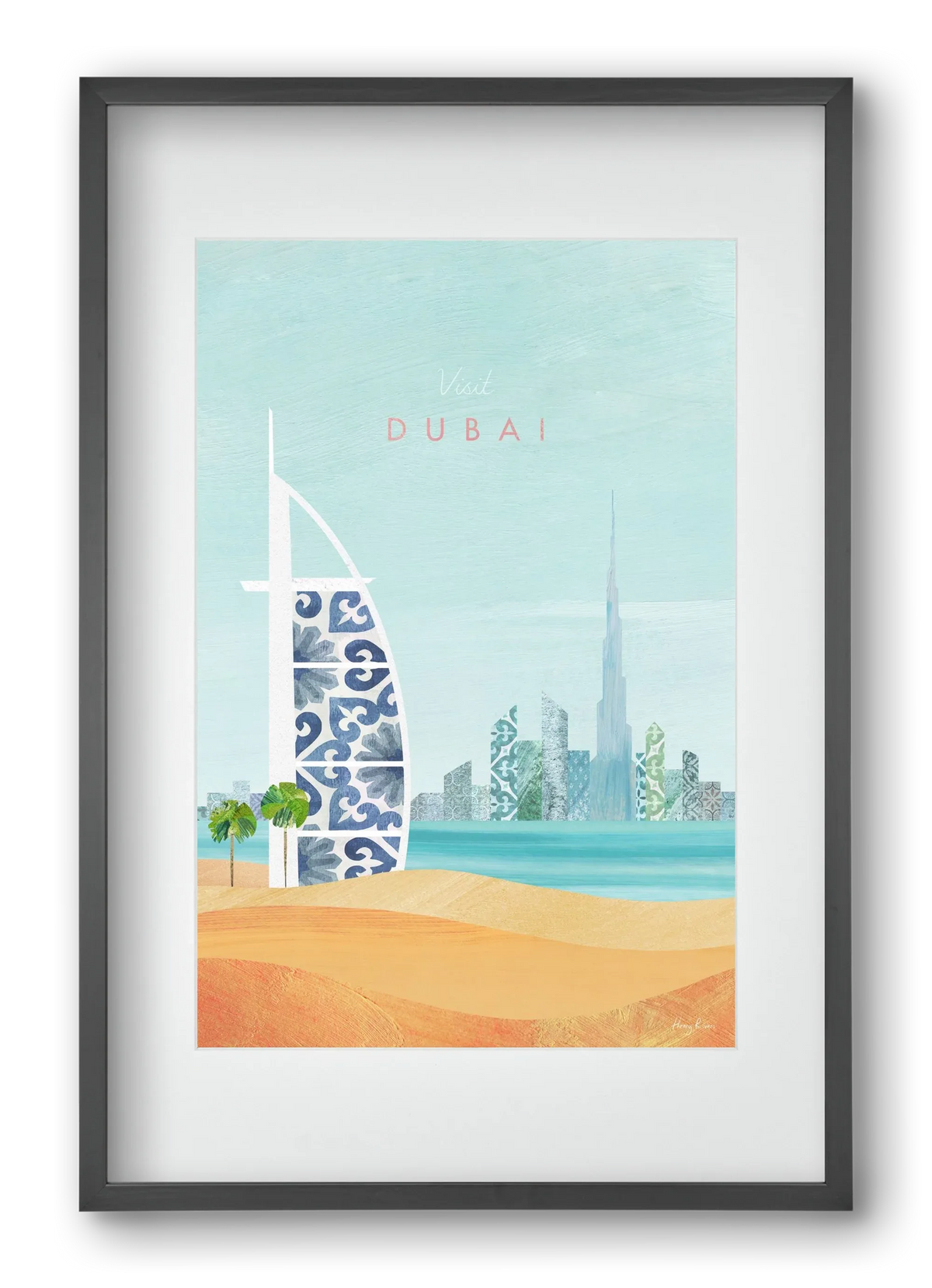 Dubai Travel Poster - artbridge