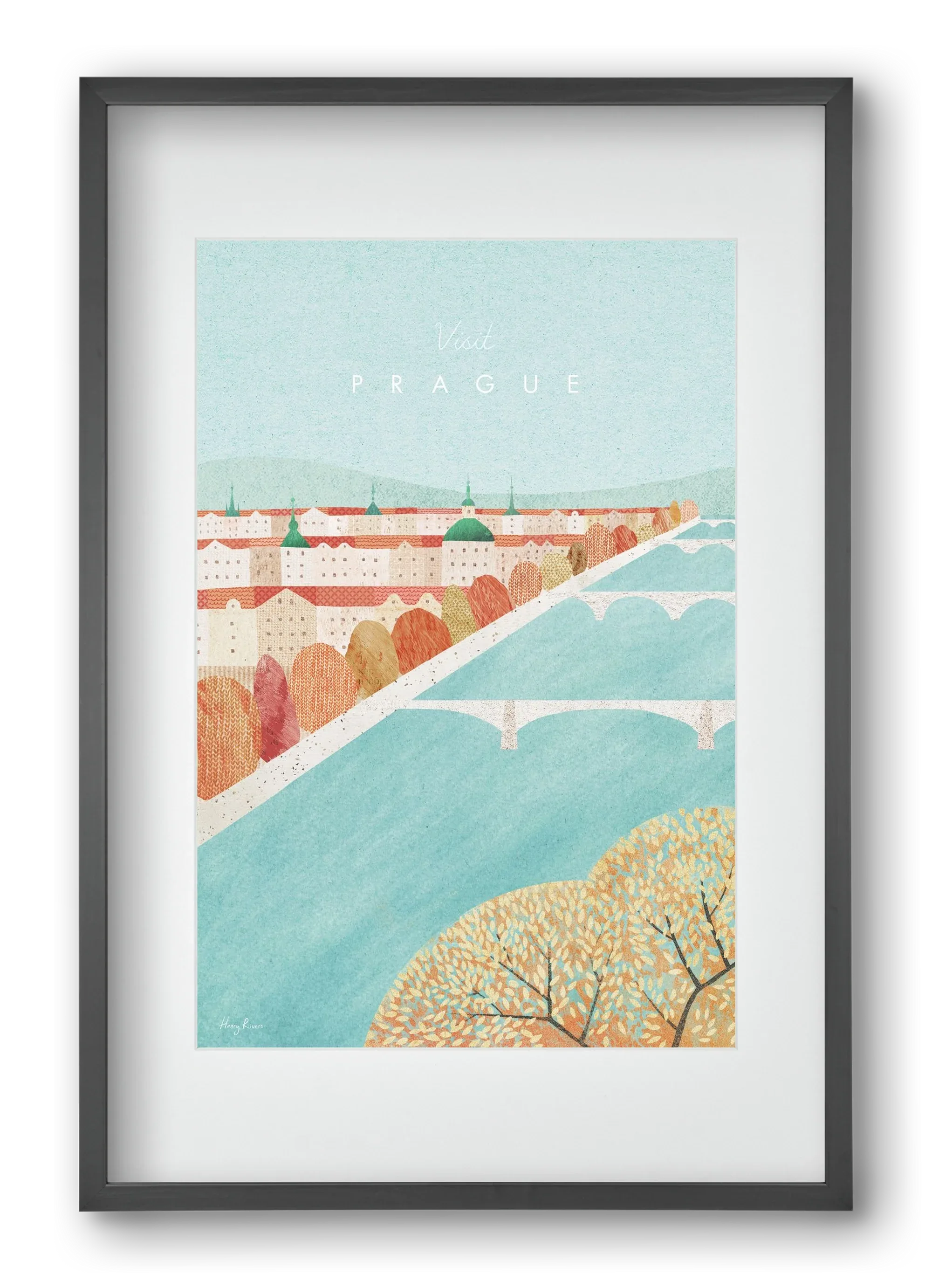 Prague Travel Poster - artbridge