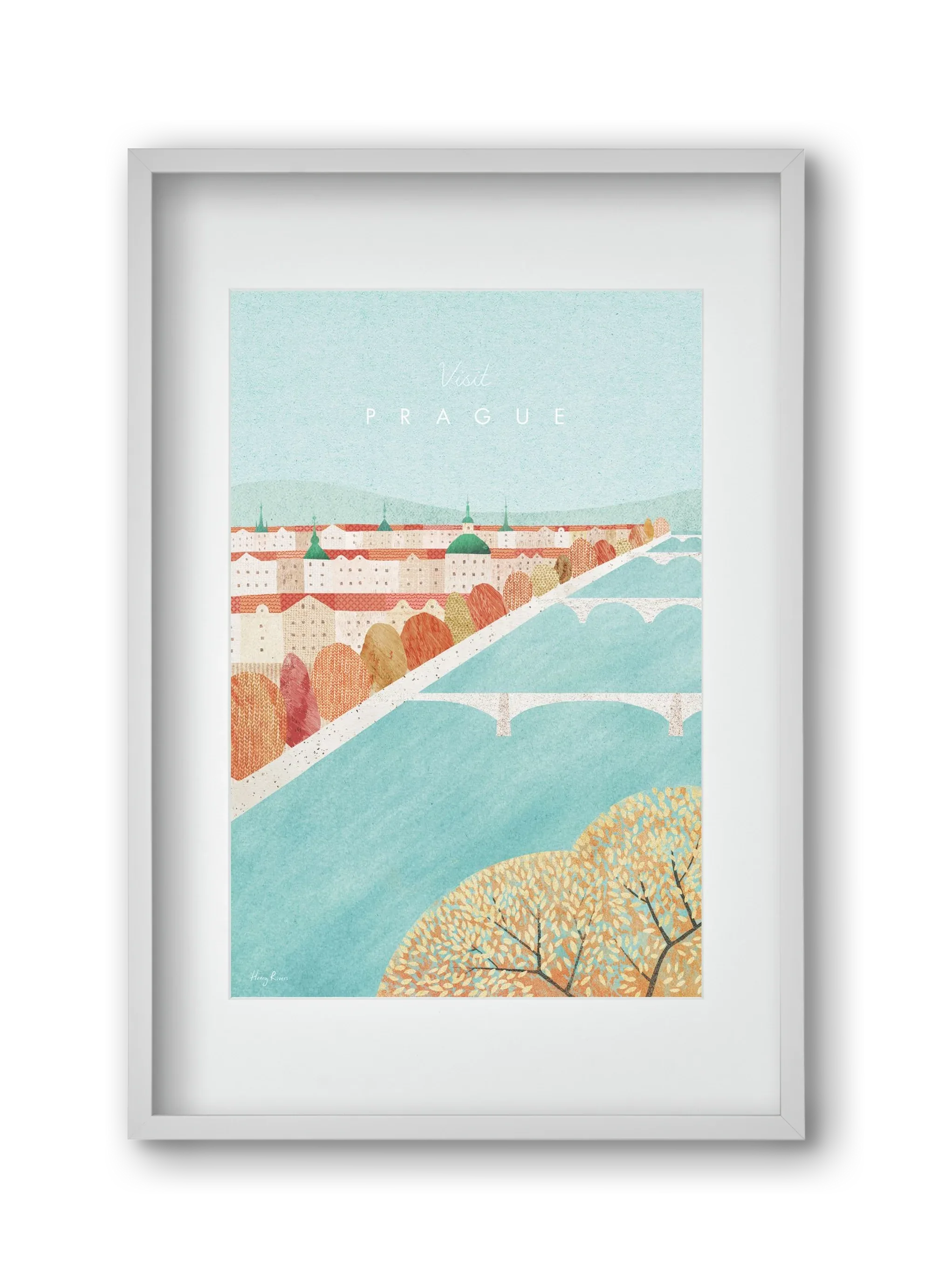 Prague Travel Poster - artbridge