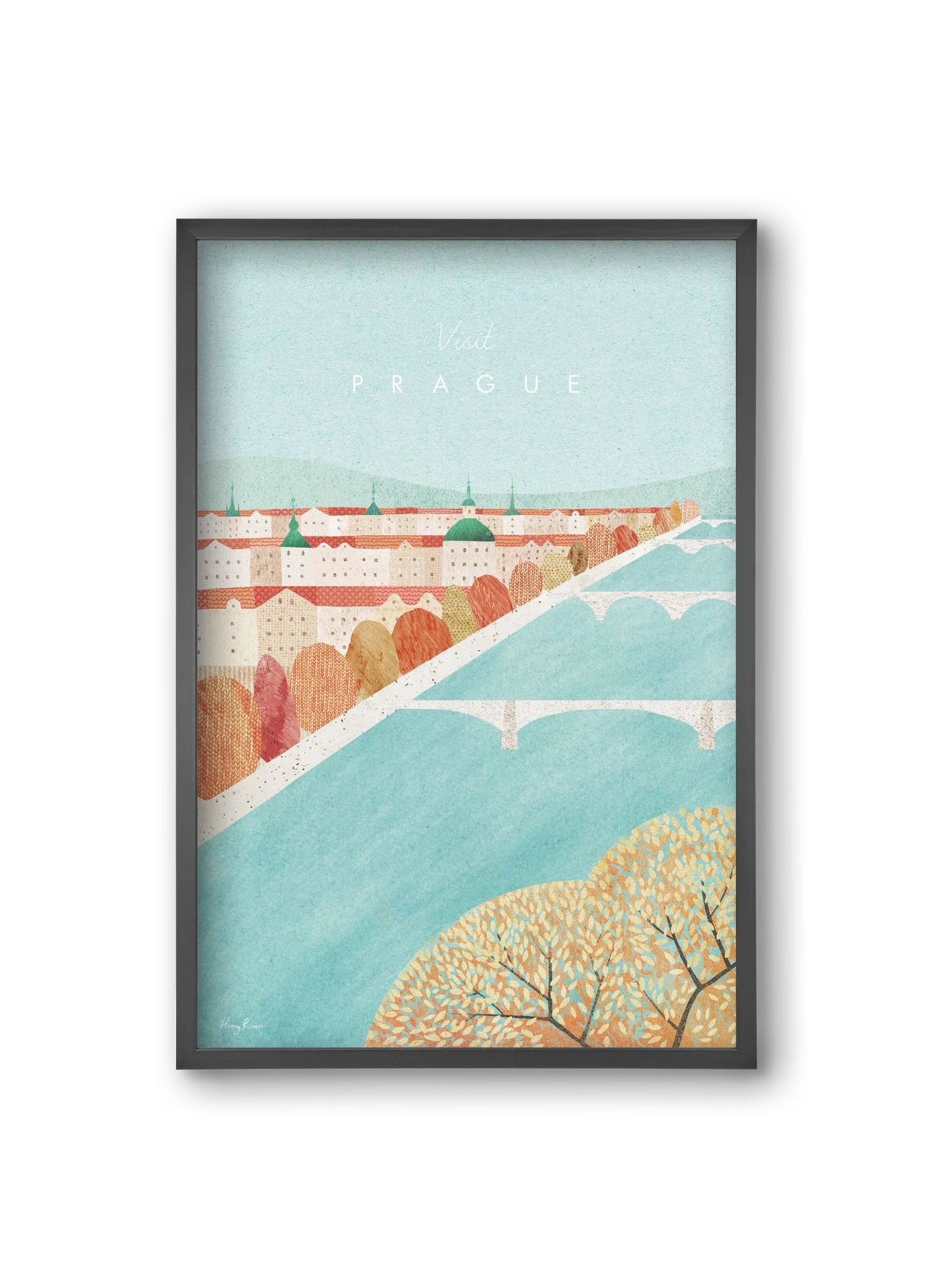 Prague Travel Poster - artbridge