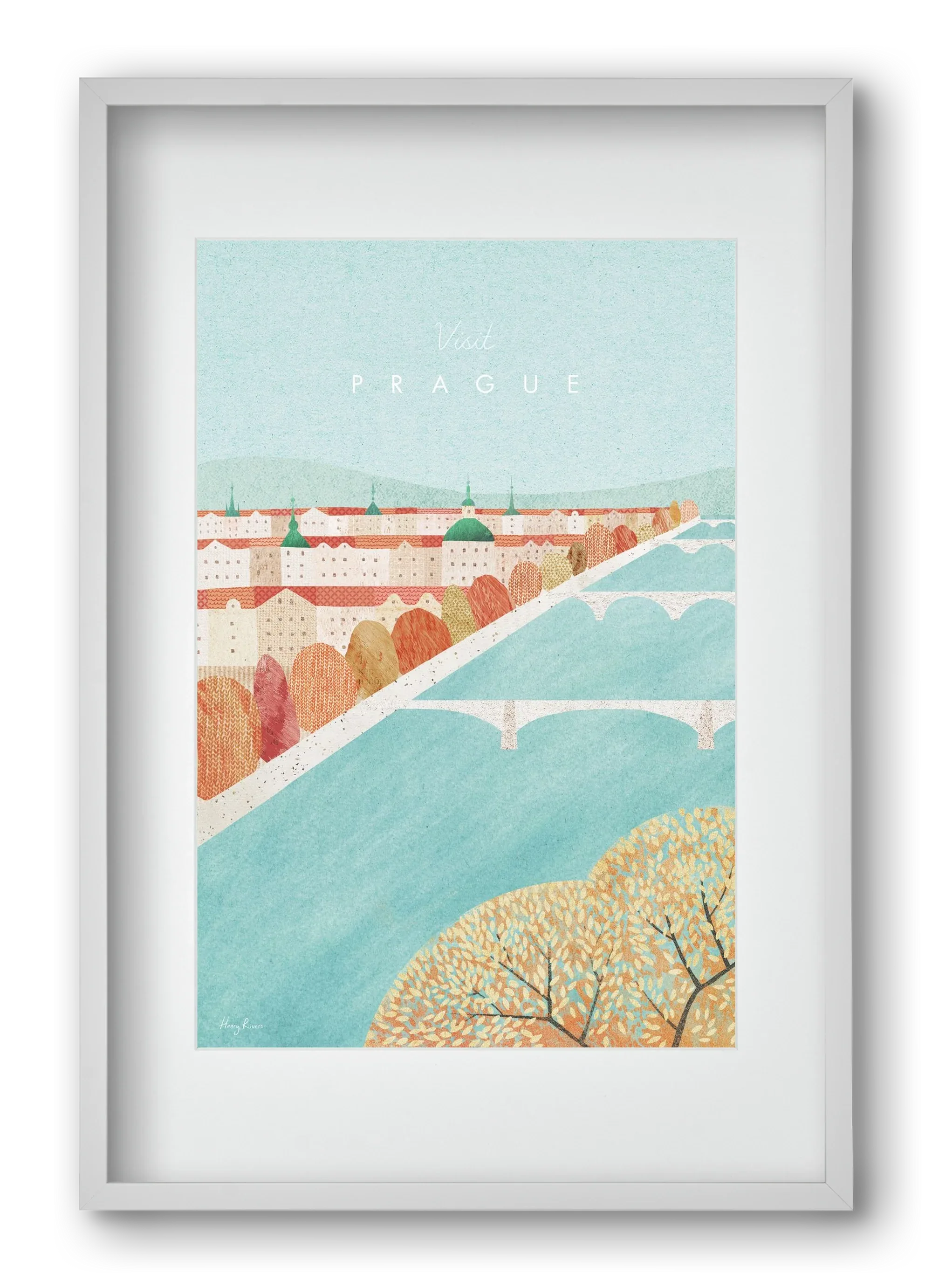 Prague Travel Poster - artbridge