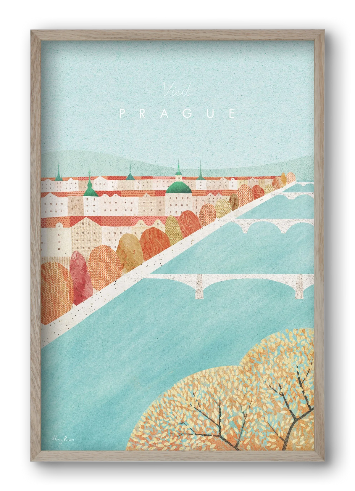 Prague Travel Poster - artbridge