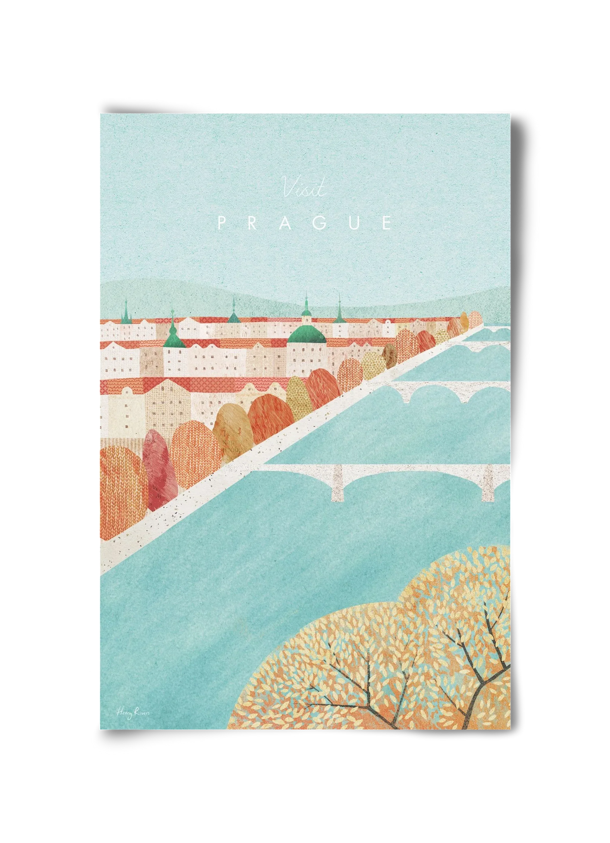 Prague Travel Poster - artbridge