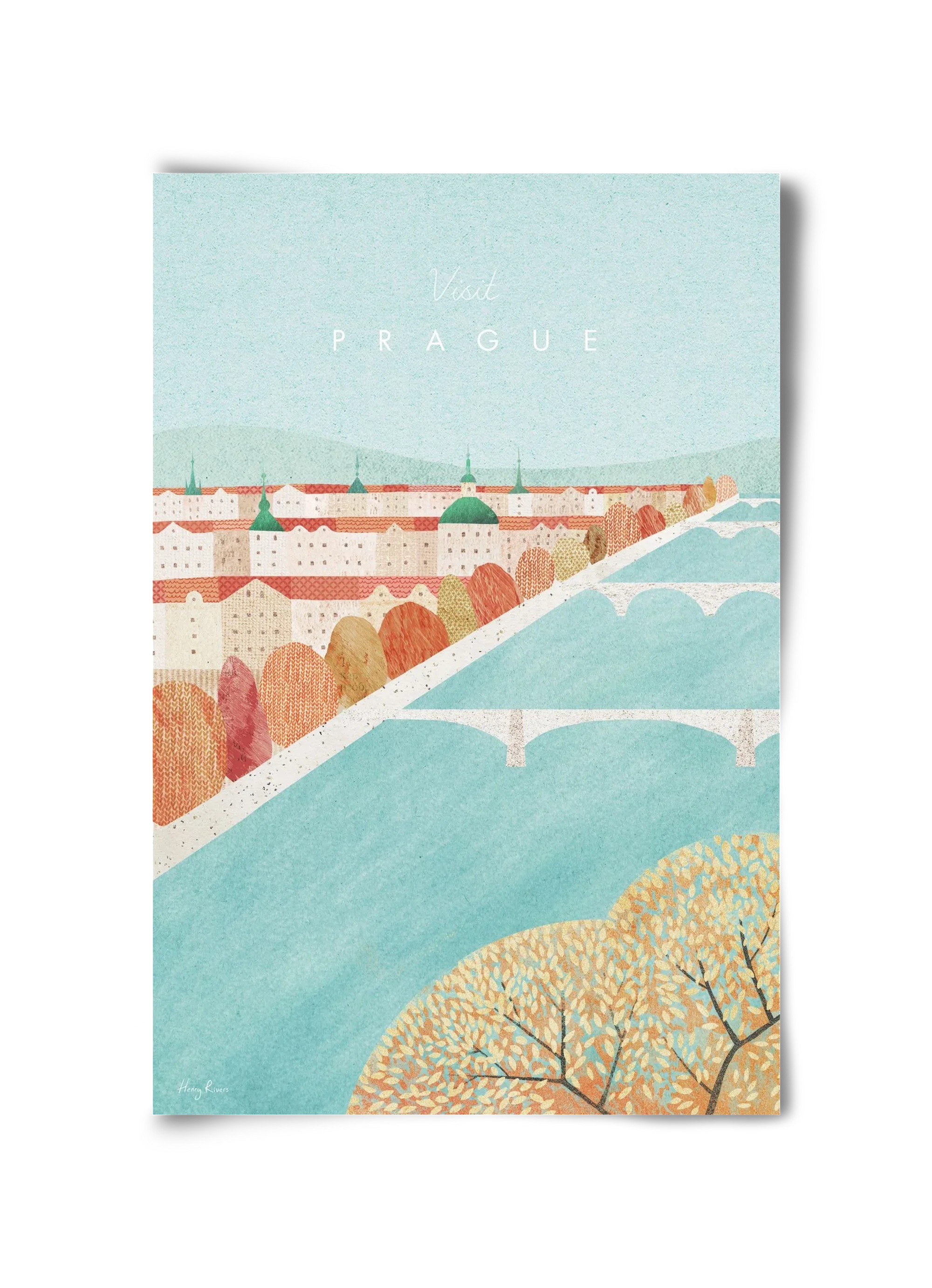Prague Travel Poster - artbridge