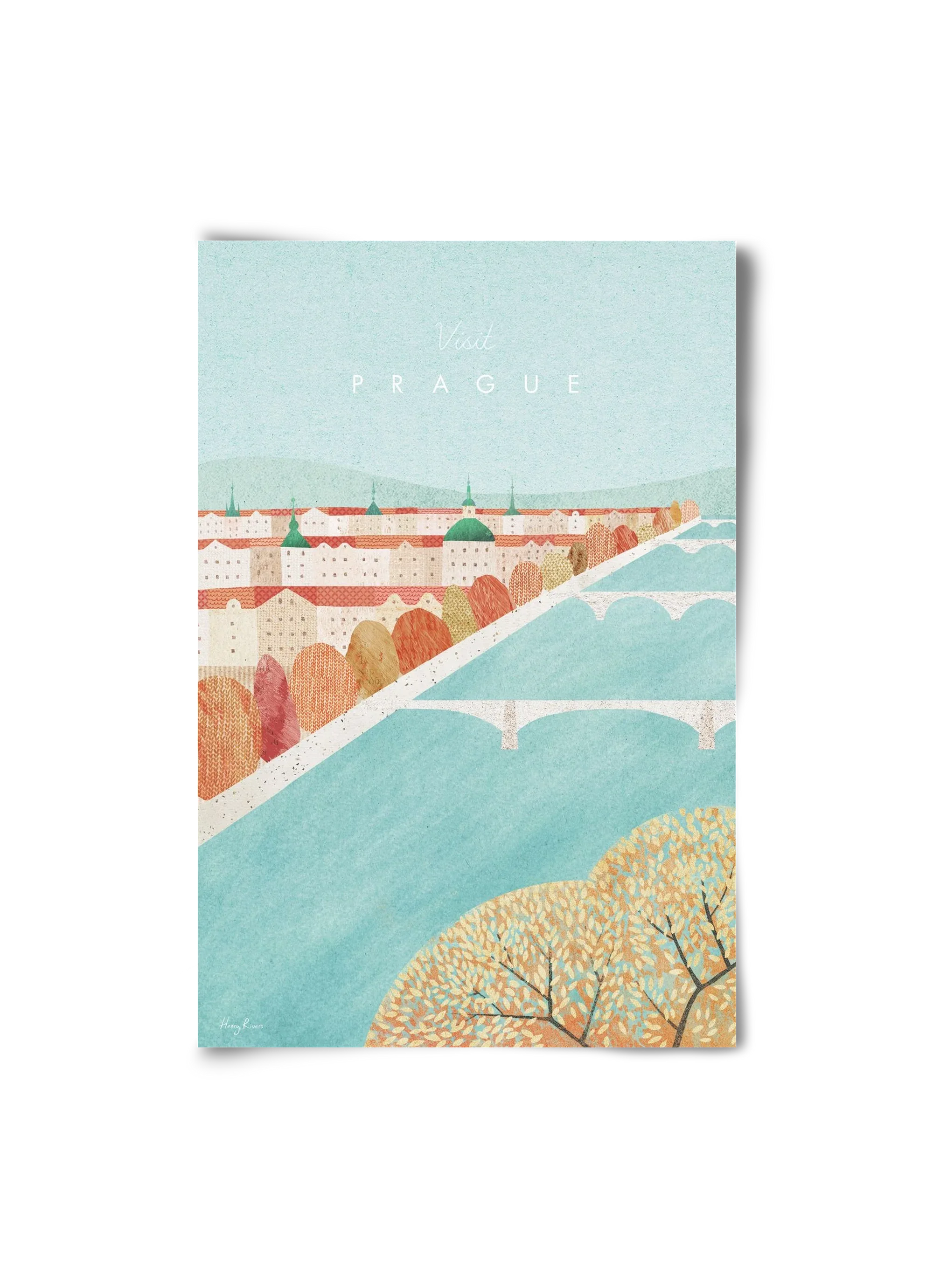 Prague Travel Poster - artbridge