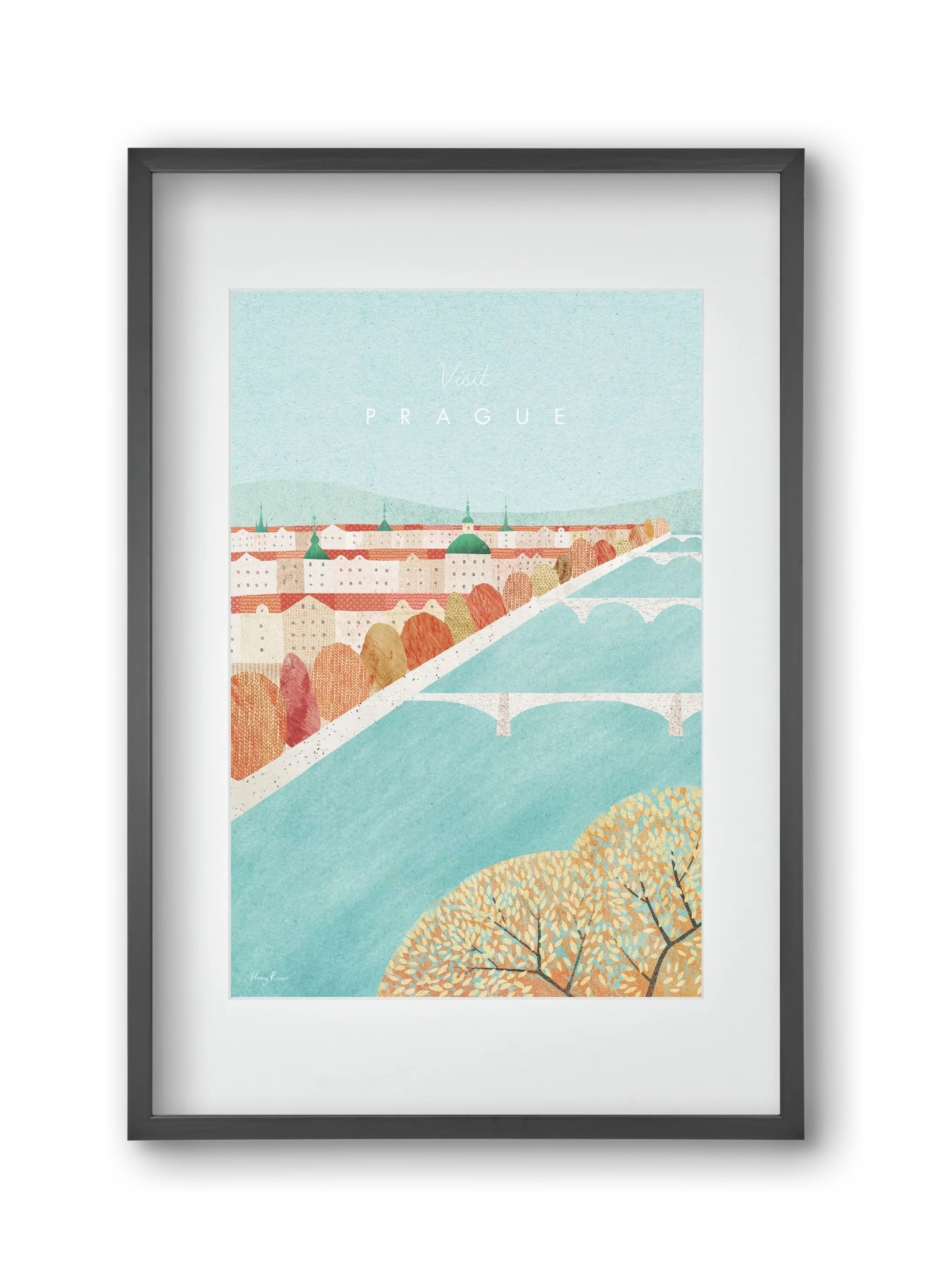 Prague Travel Poster - artbridge