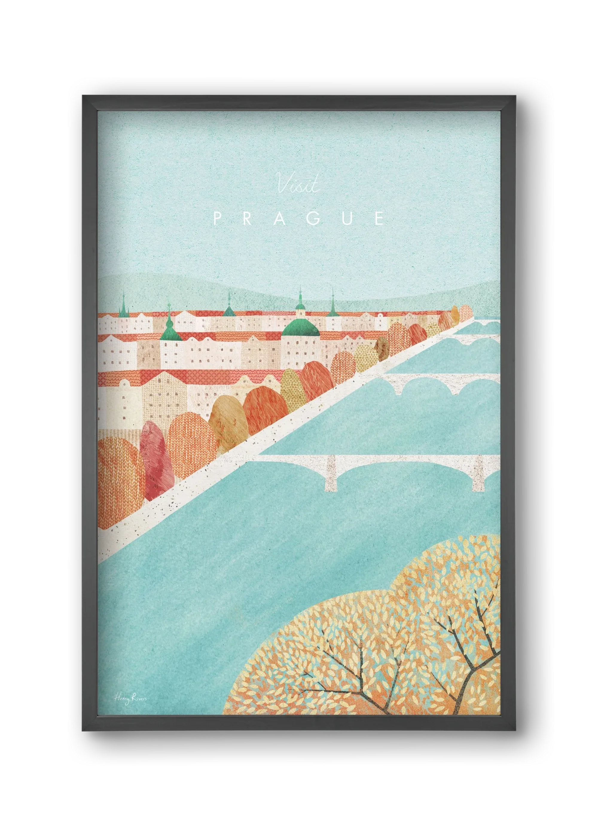 Prague Travel Poster - artbridge