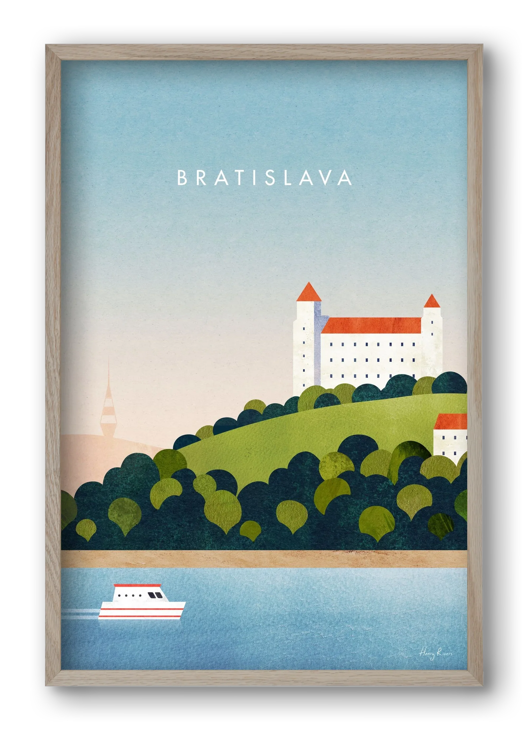 Bratislava Travel Poster - artbridge