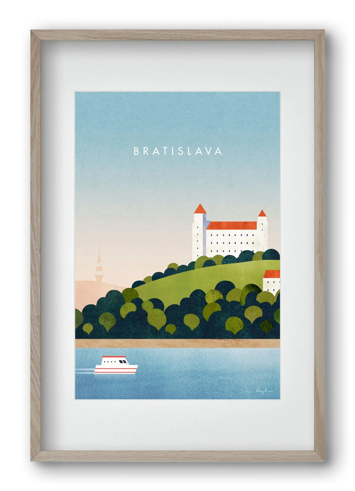 Bratislava Travel Poster - artbridge