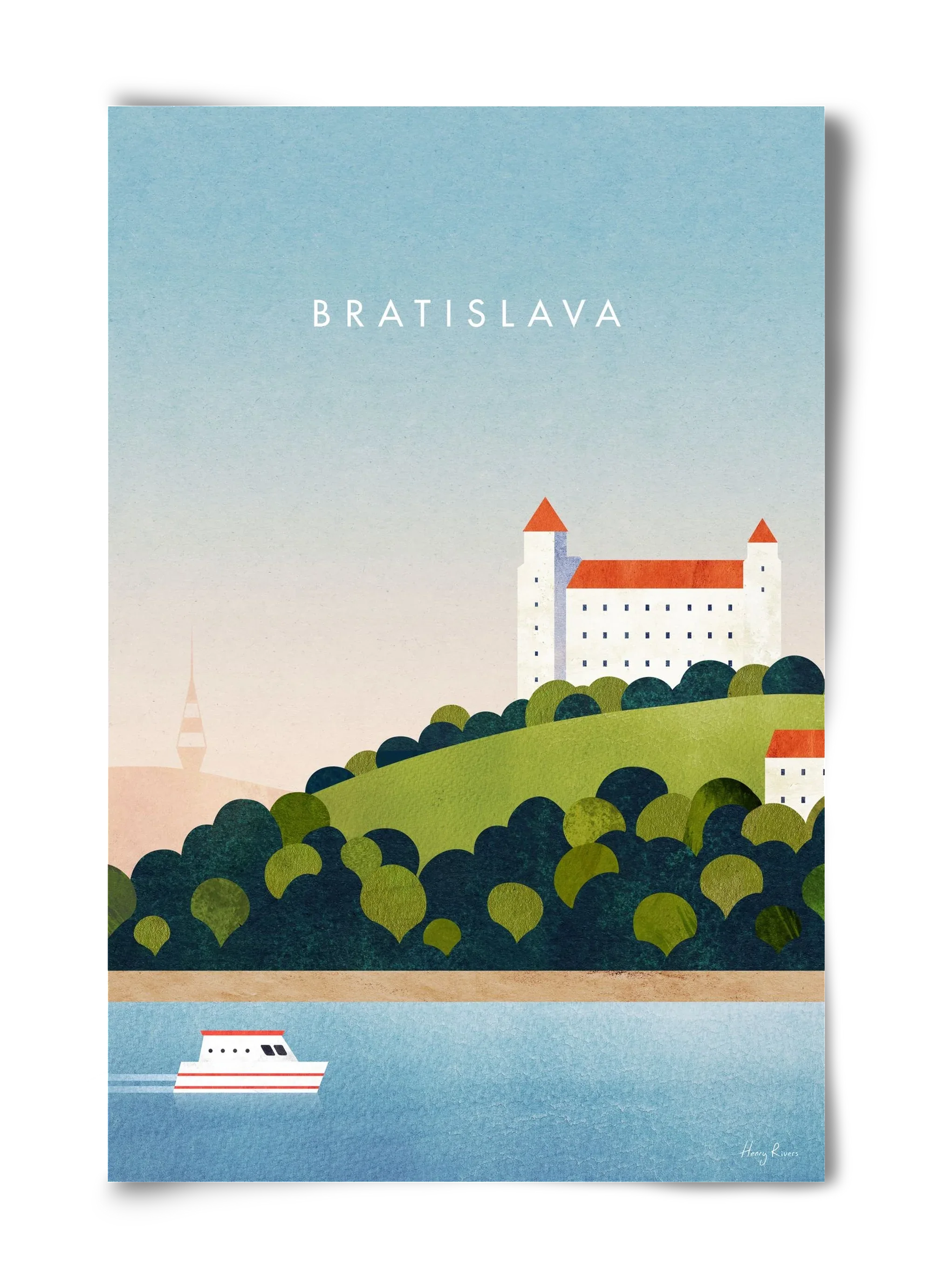 Bratislava Travel Poster - artbridge