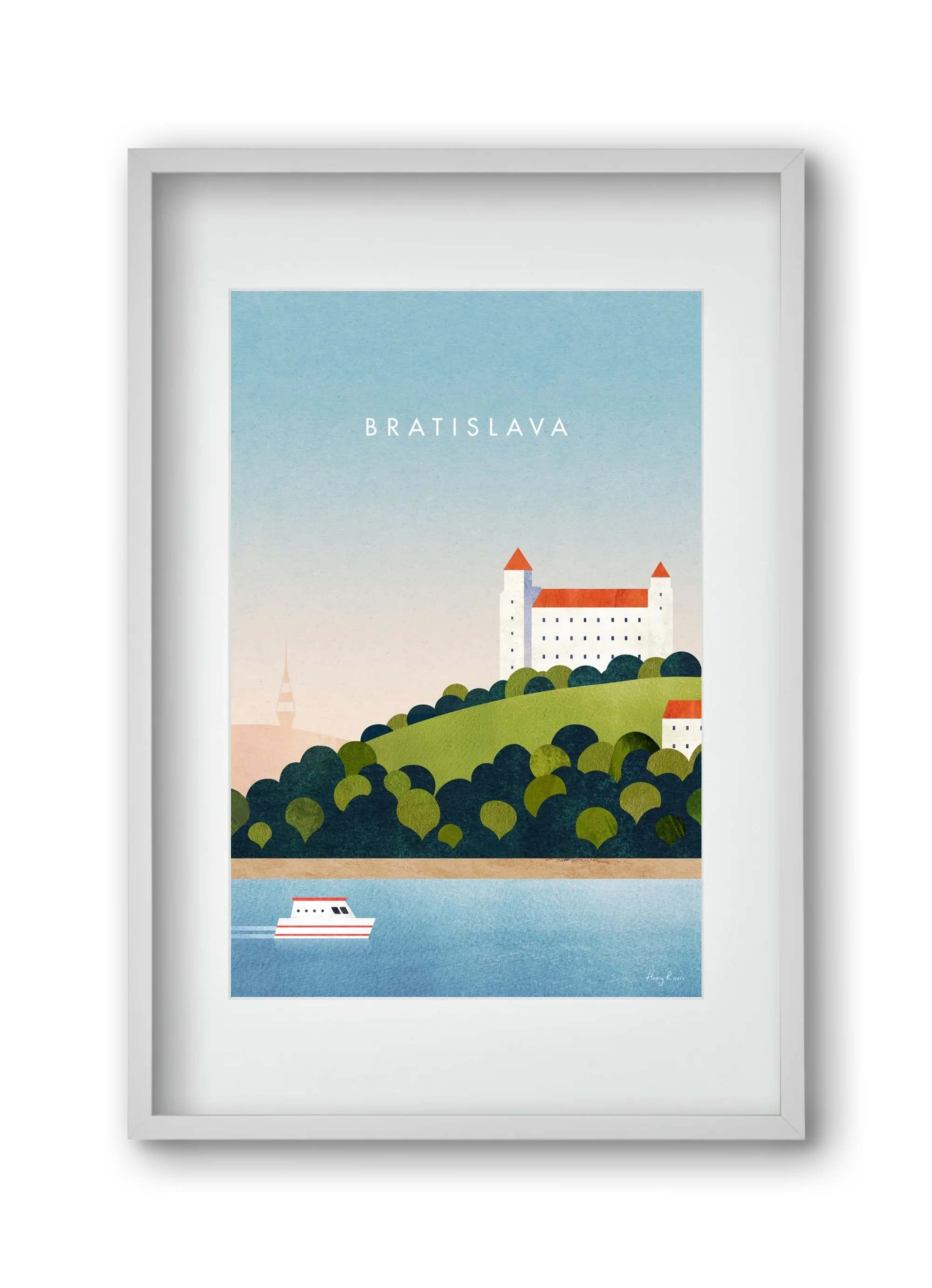 Bratislava Travel Poster - artbridge