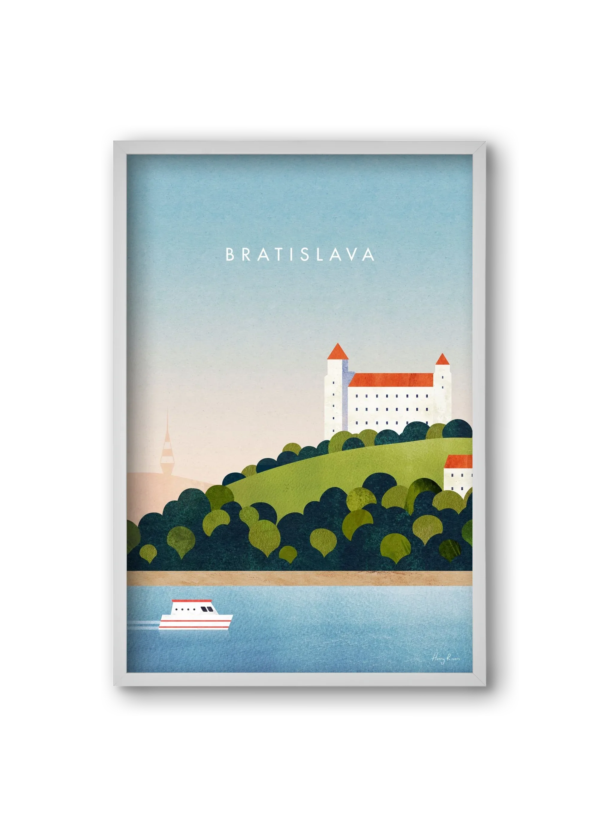 Bratislava Travel Poster - artbridge