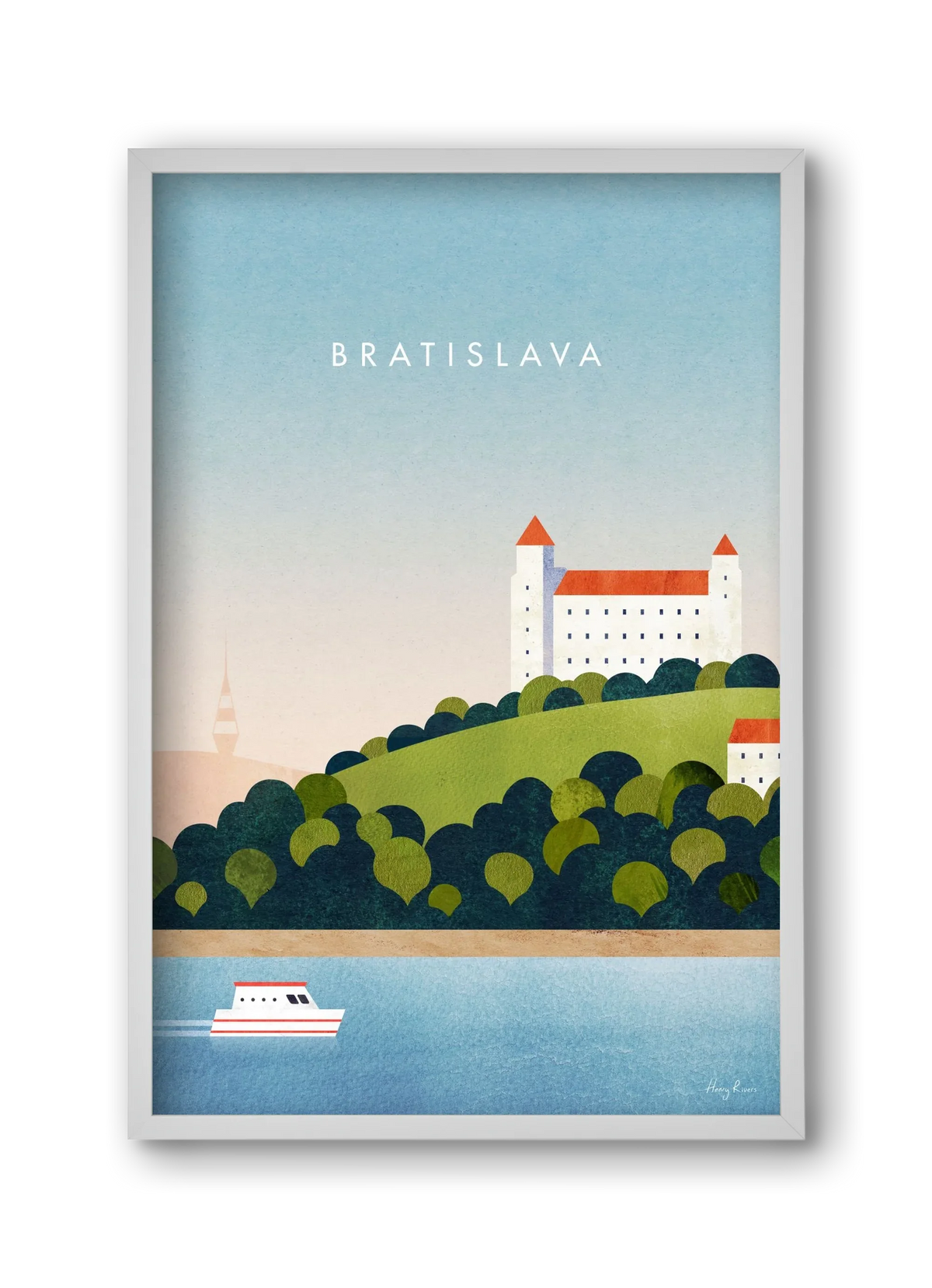 Bratislava Travel Poster - artbridge
