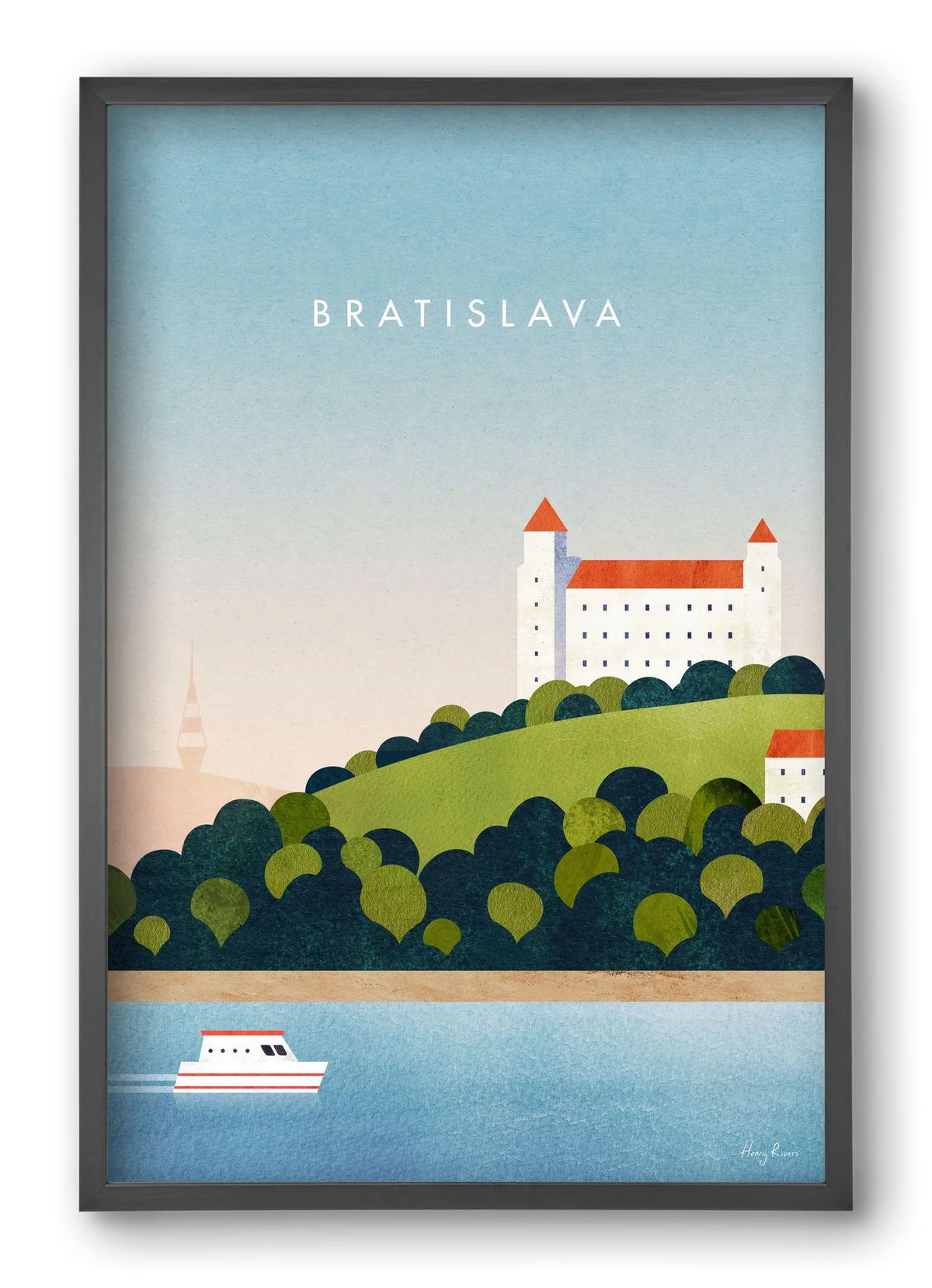 Bratislava Travel Poster - artbridge