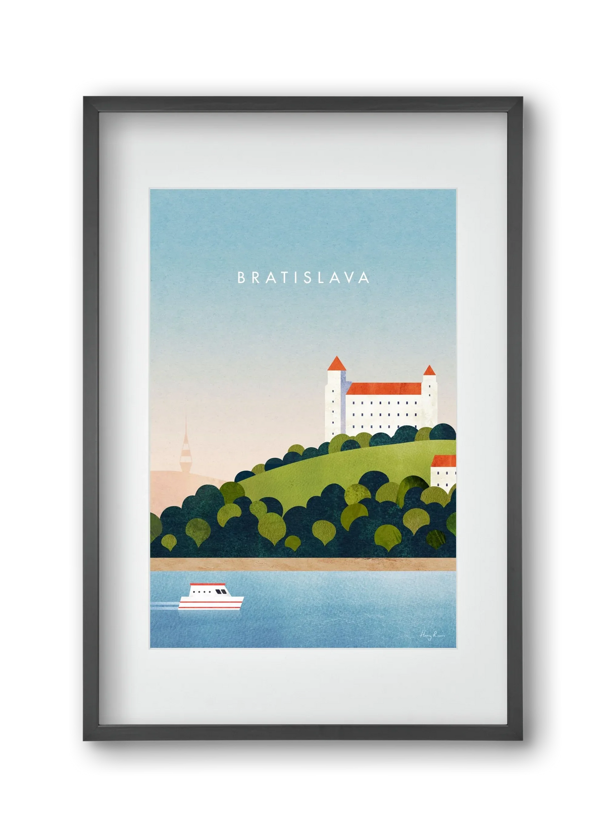 Bratislava Travel Poster - artbridge