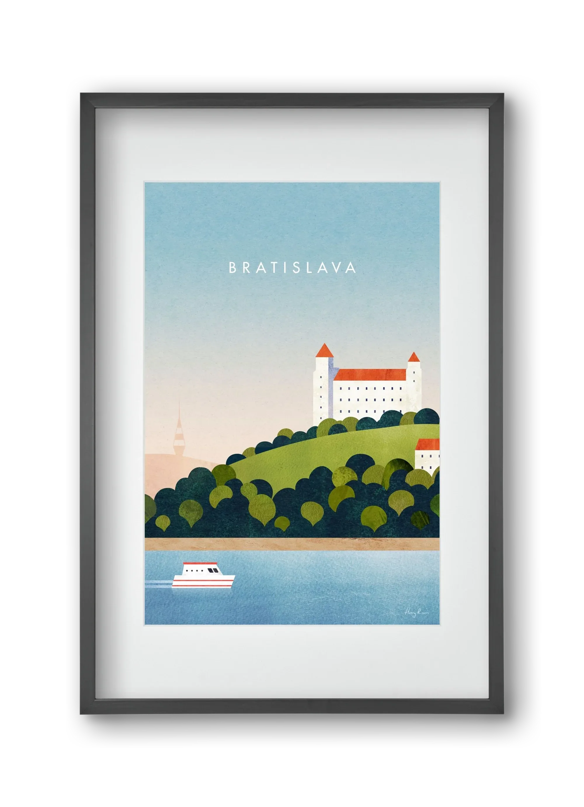 Bratislava Travel Poster - artbridge