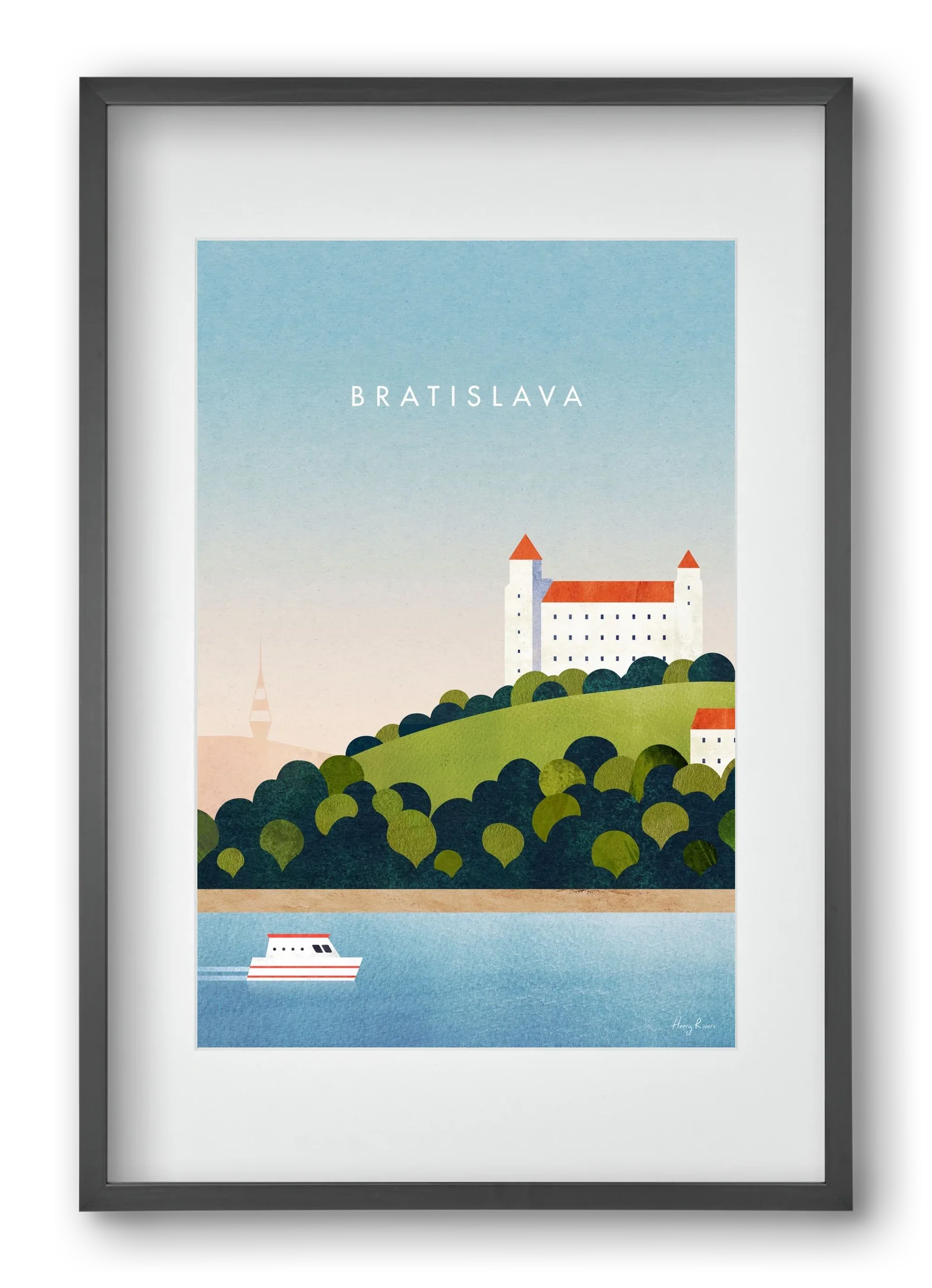 Bratislava Travel Poster - artbridge