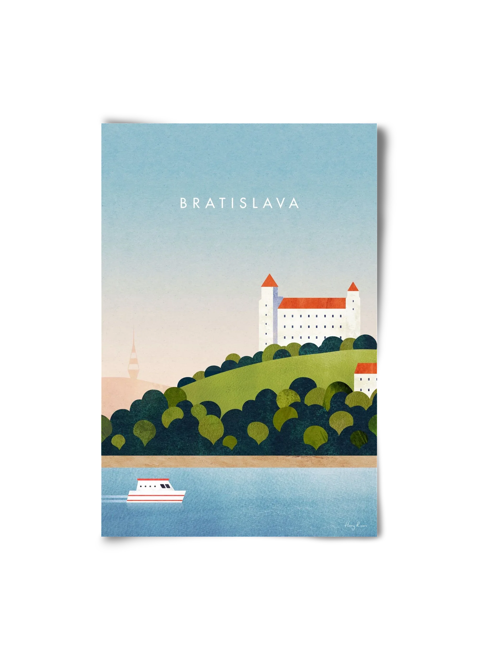 Bratislava Travel Poster - artbridge