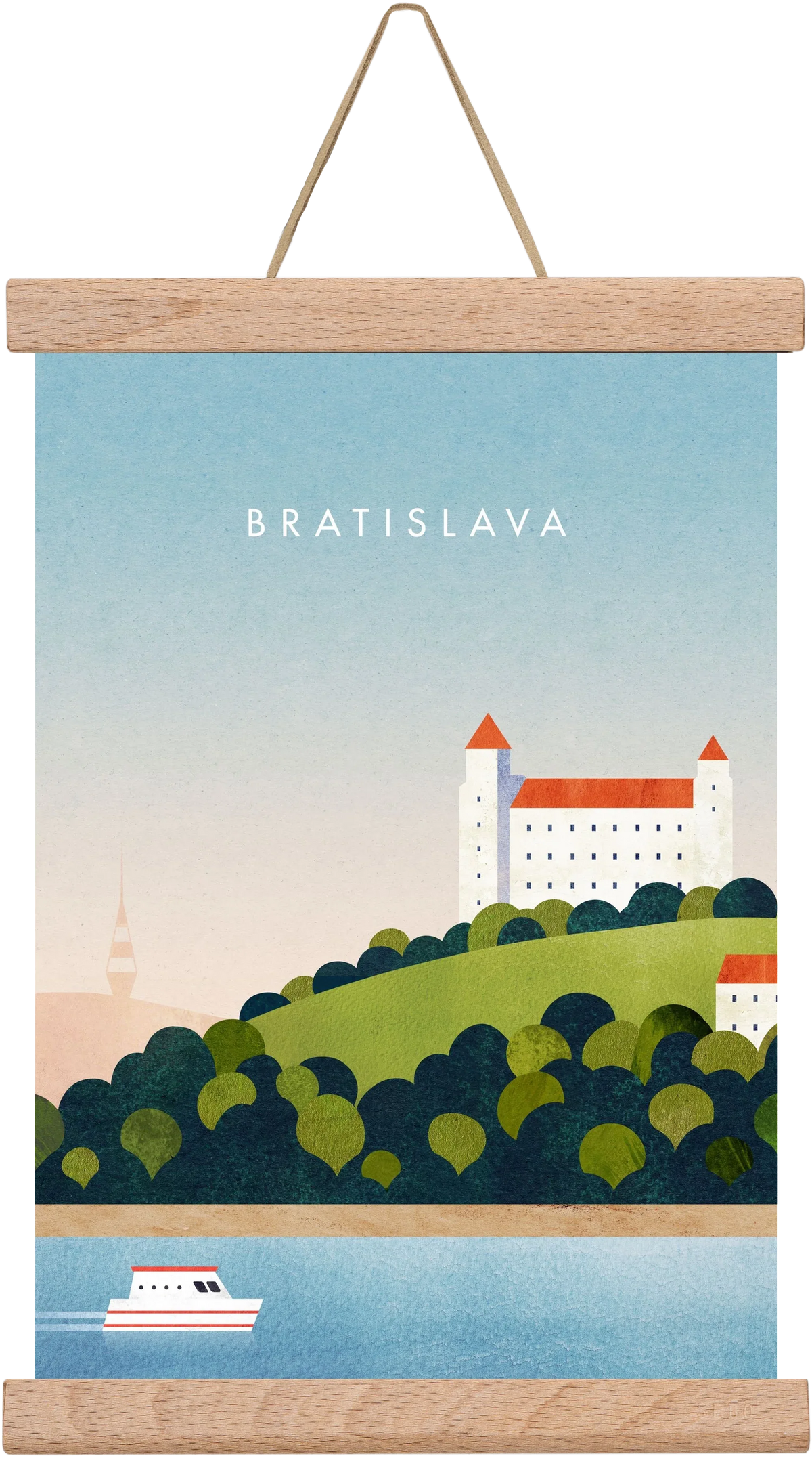 Bratislava Travel Poster - artbridge