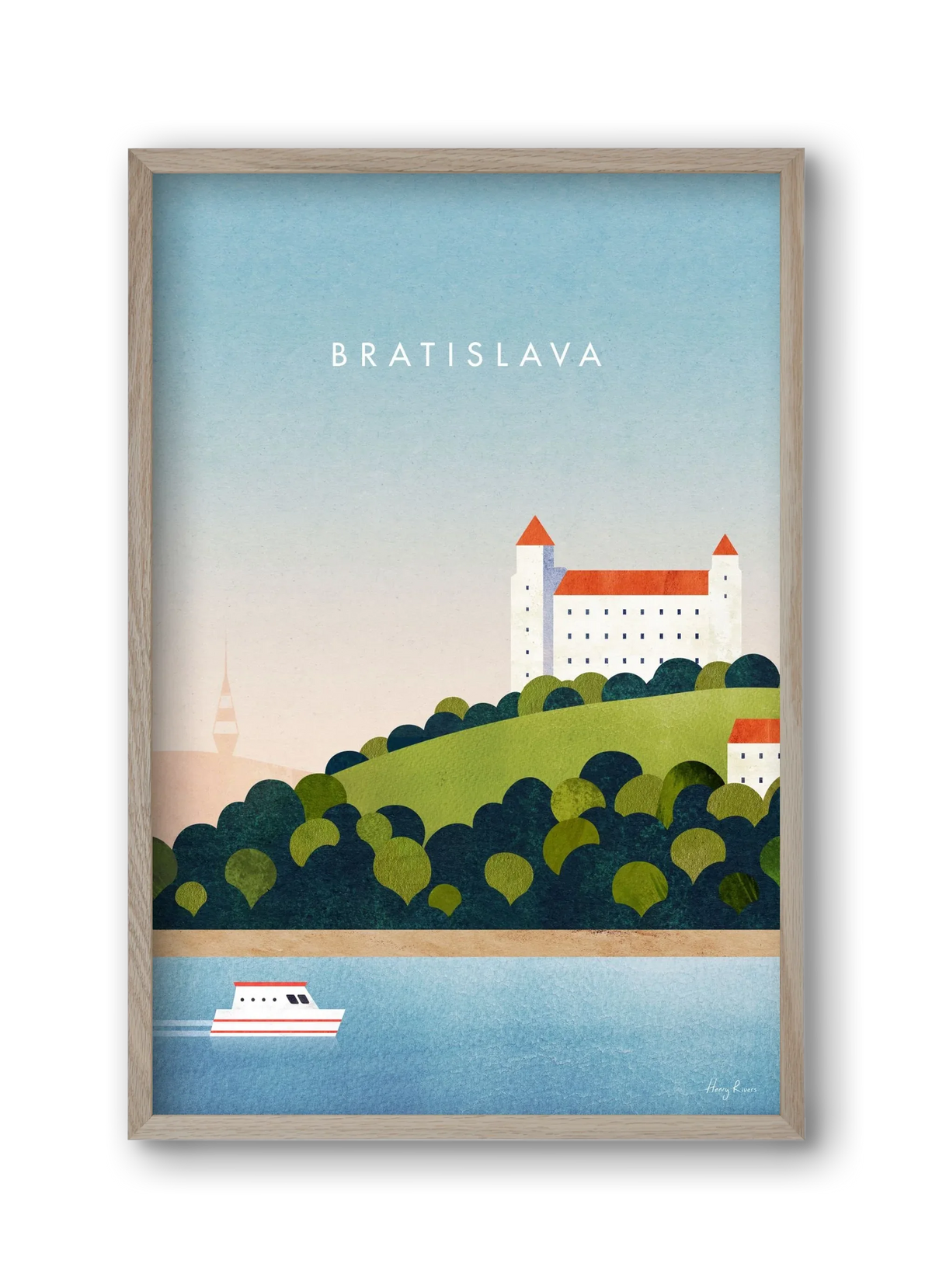 Bratislava Travel Poster - artbridge