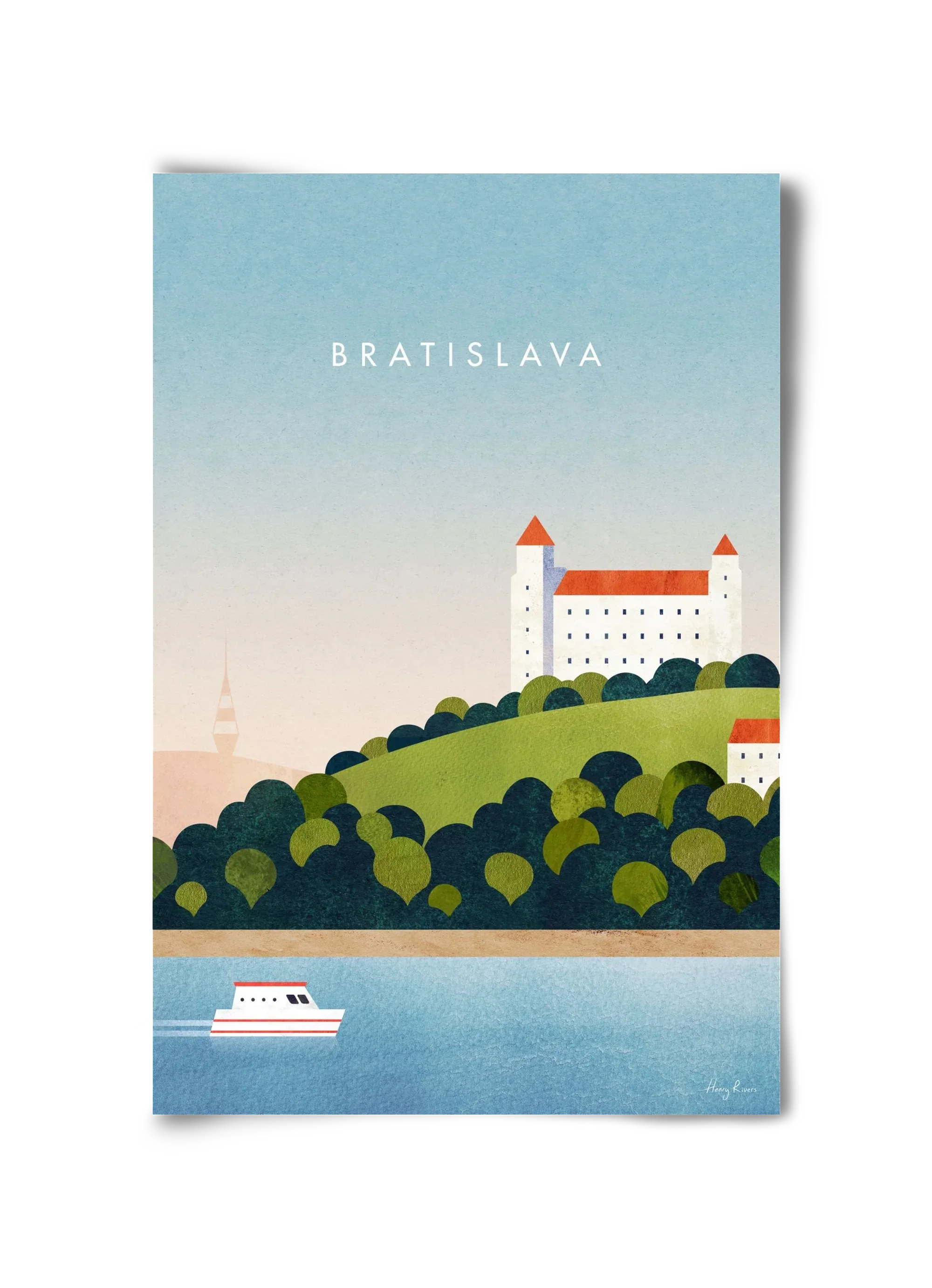 Bratislava Travel Poster - artbridge
