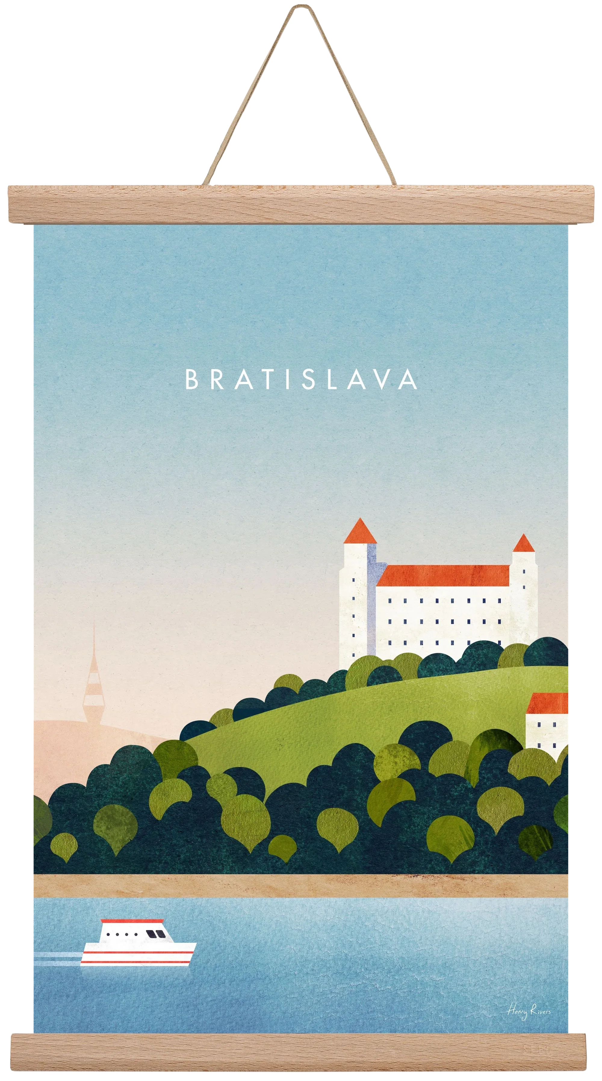 Bratislava Travel Poster - artbridge