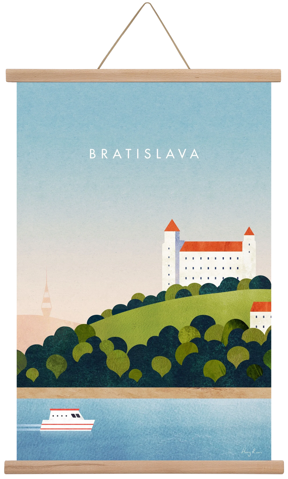 Bratislava Travel Poster - artbridge