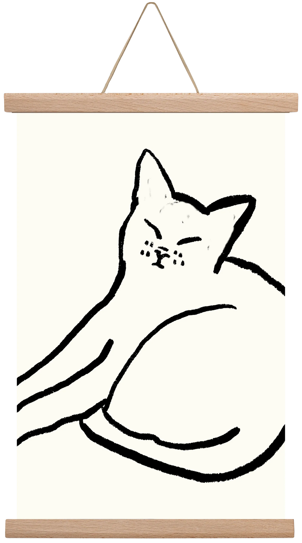 Good Morning Monochrome Cat - artbridge