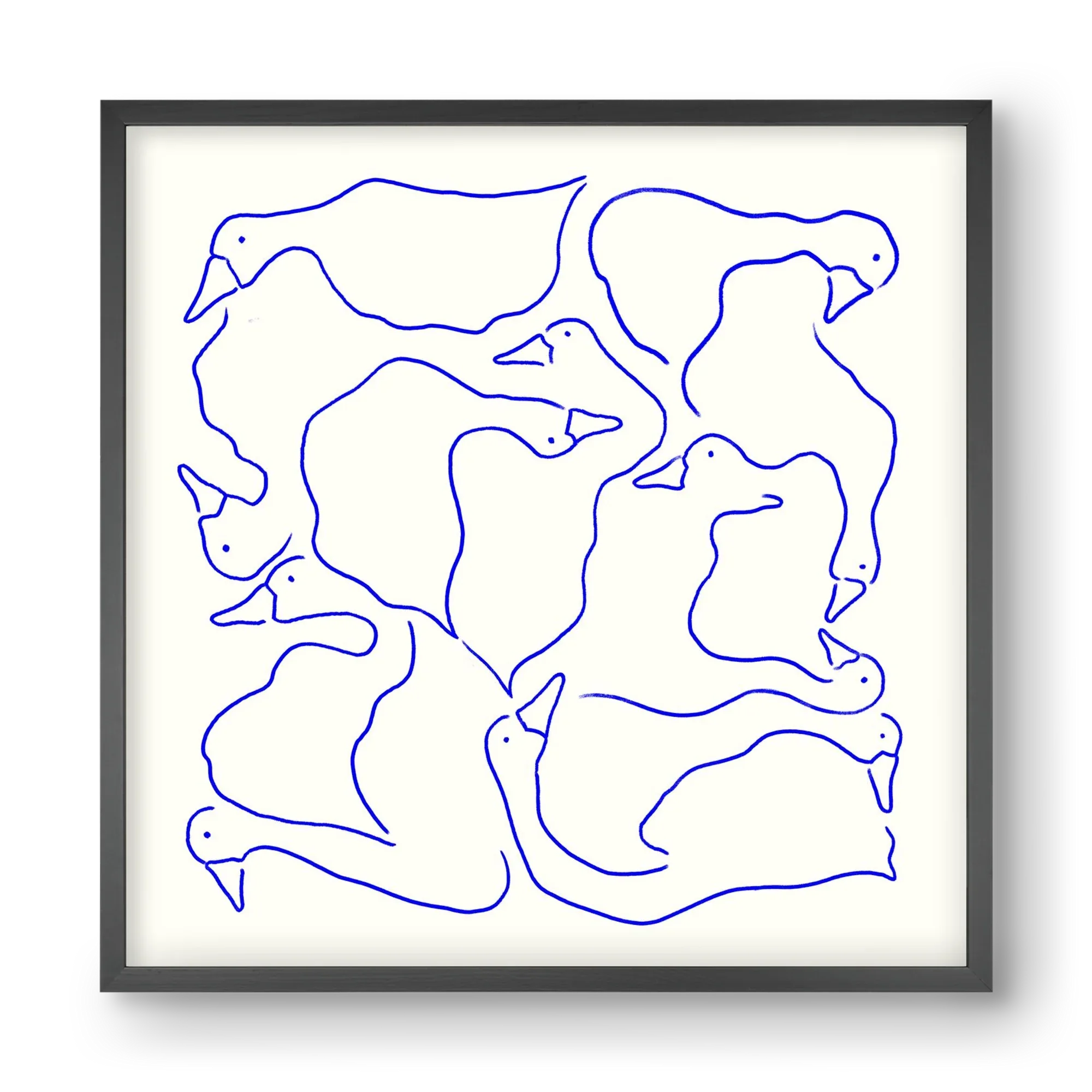 Duck Duck Goose in Blue - artbridge