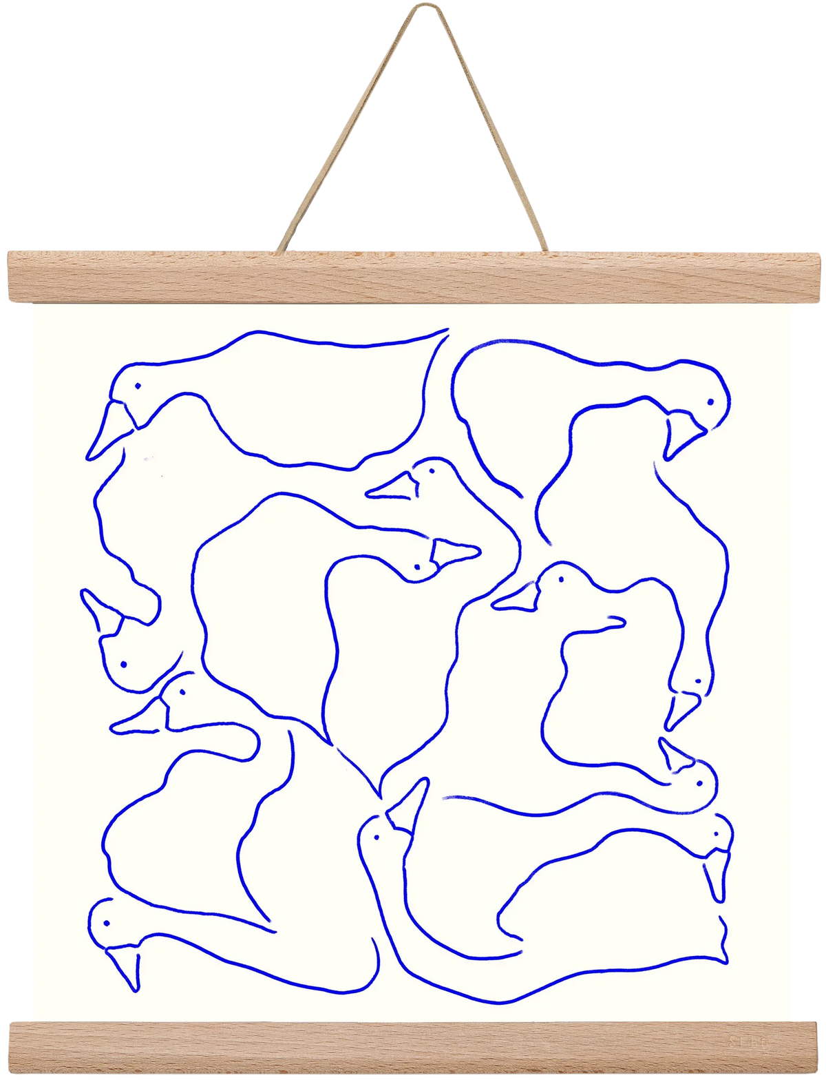 Duck Duck Goose in Blue - artbridge