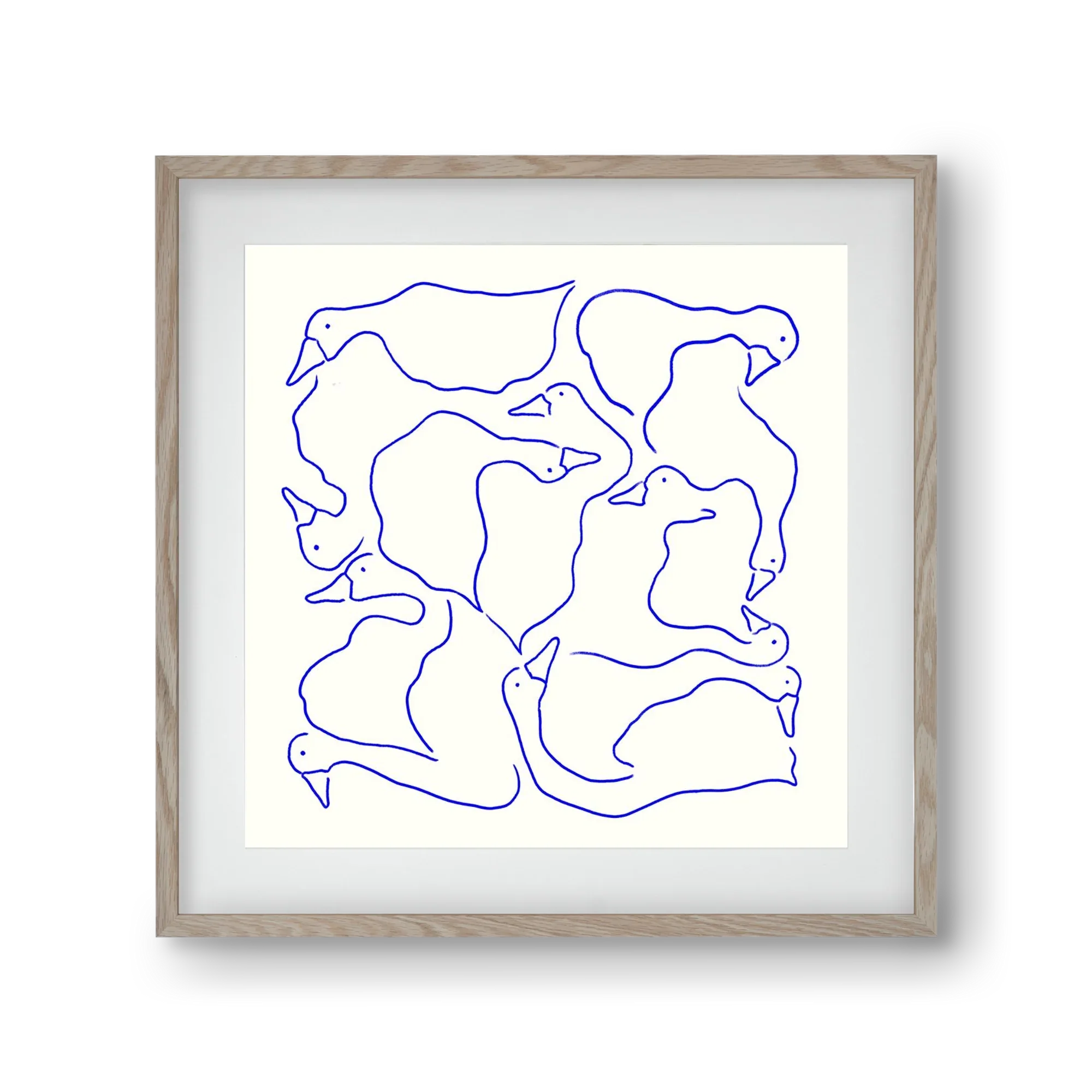 Duck Duck Goose in Blue - artbridge