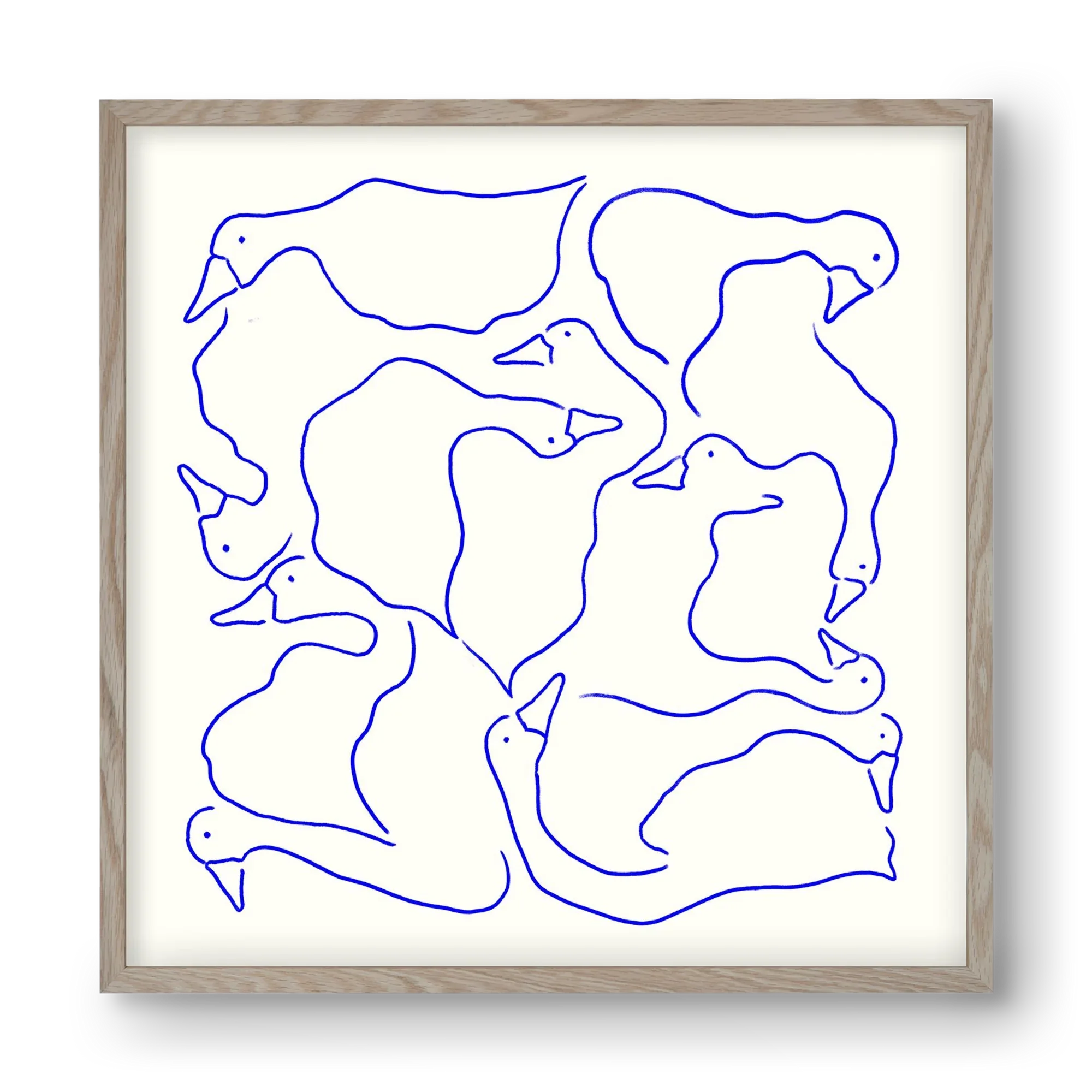 Duck Duck Goose in Blue - artbridge