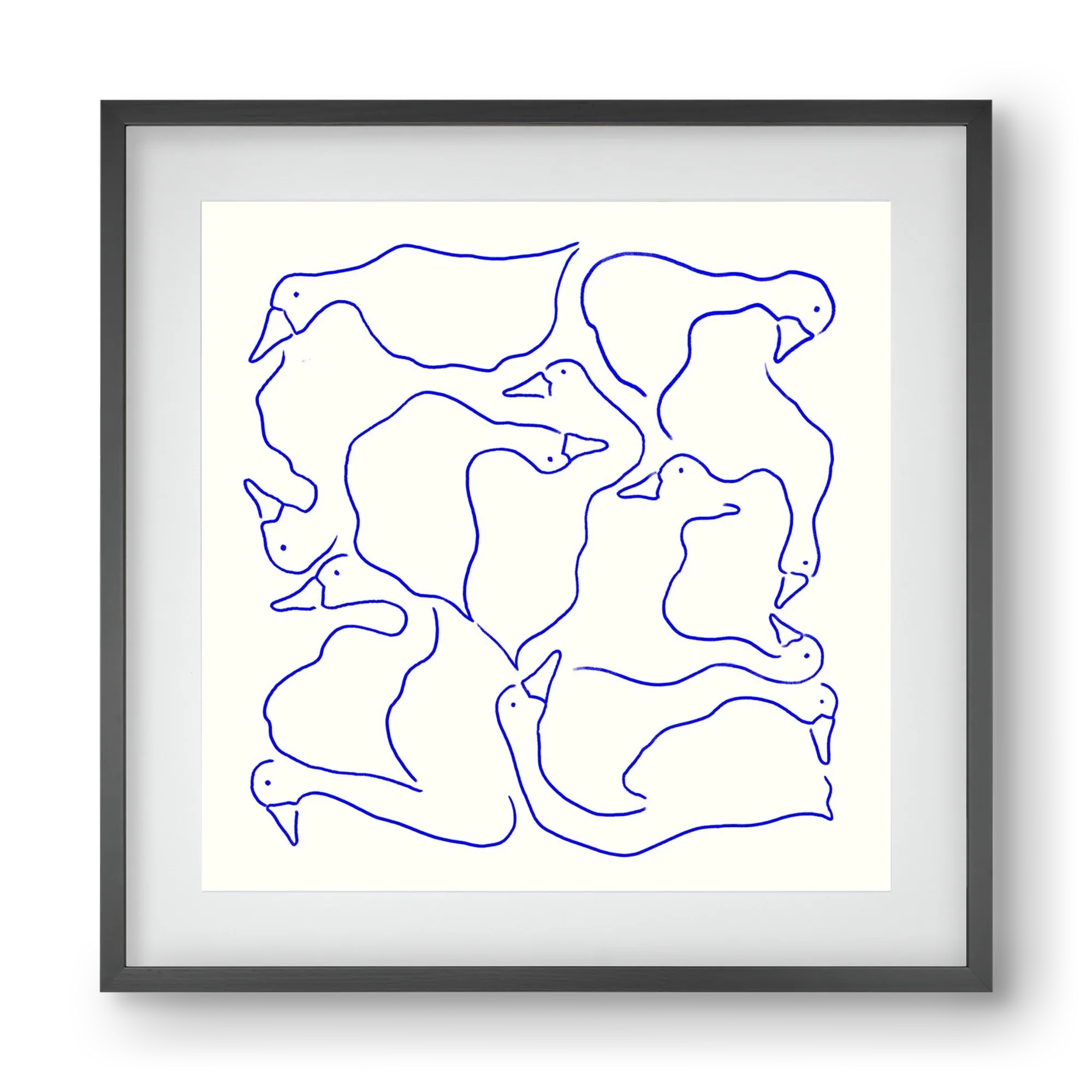 Duck Duck Goose in Blue - artbridge
