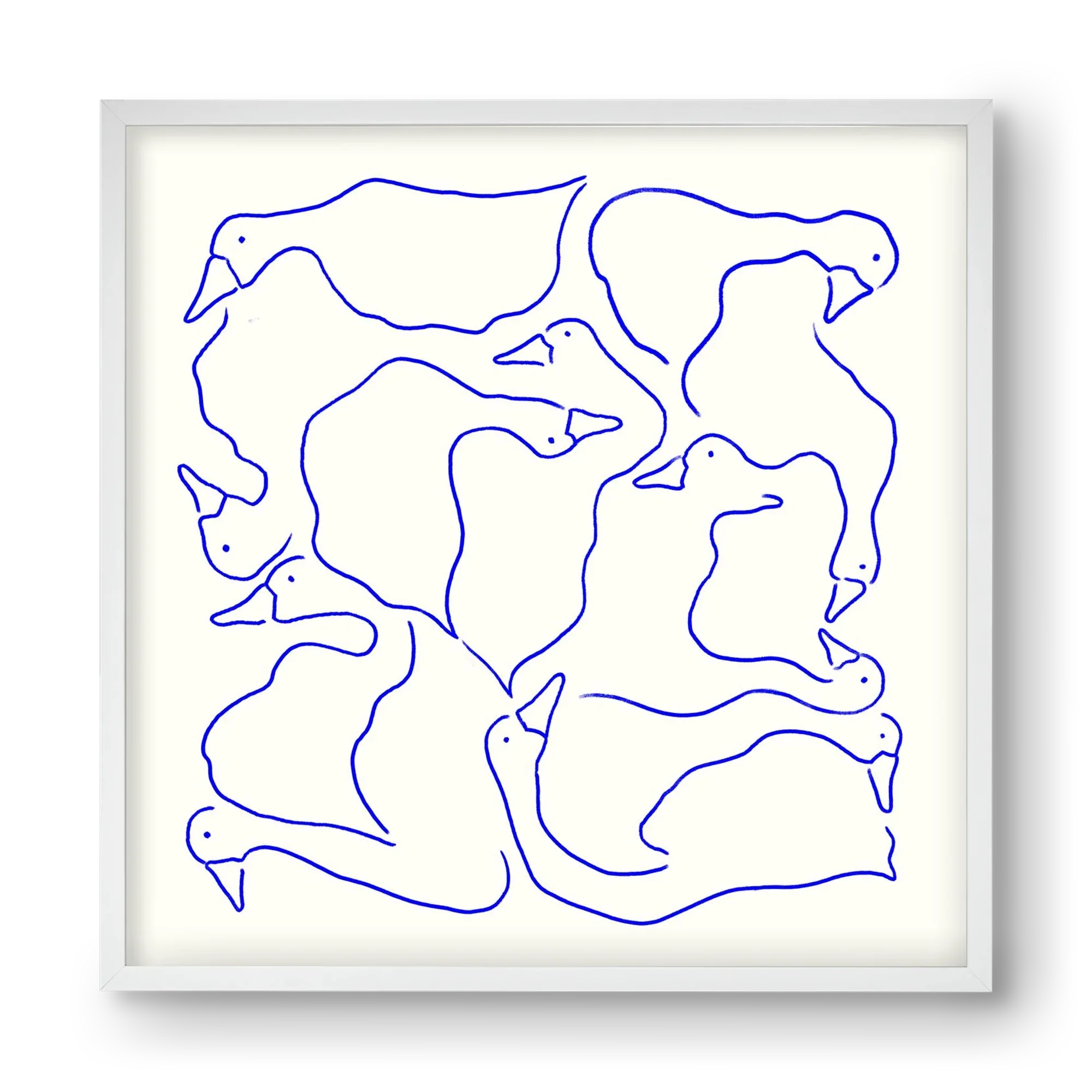 Duck Duck Goose in Blue - artbridge
