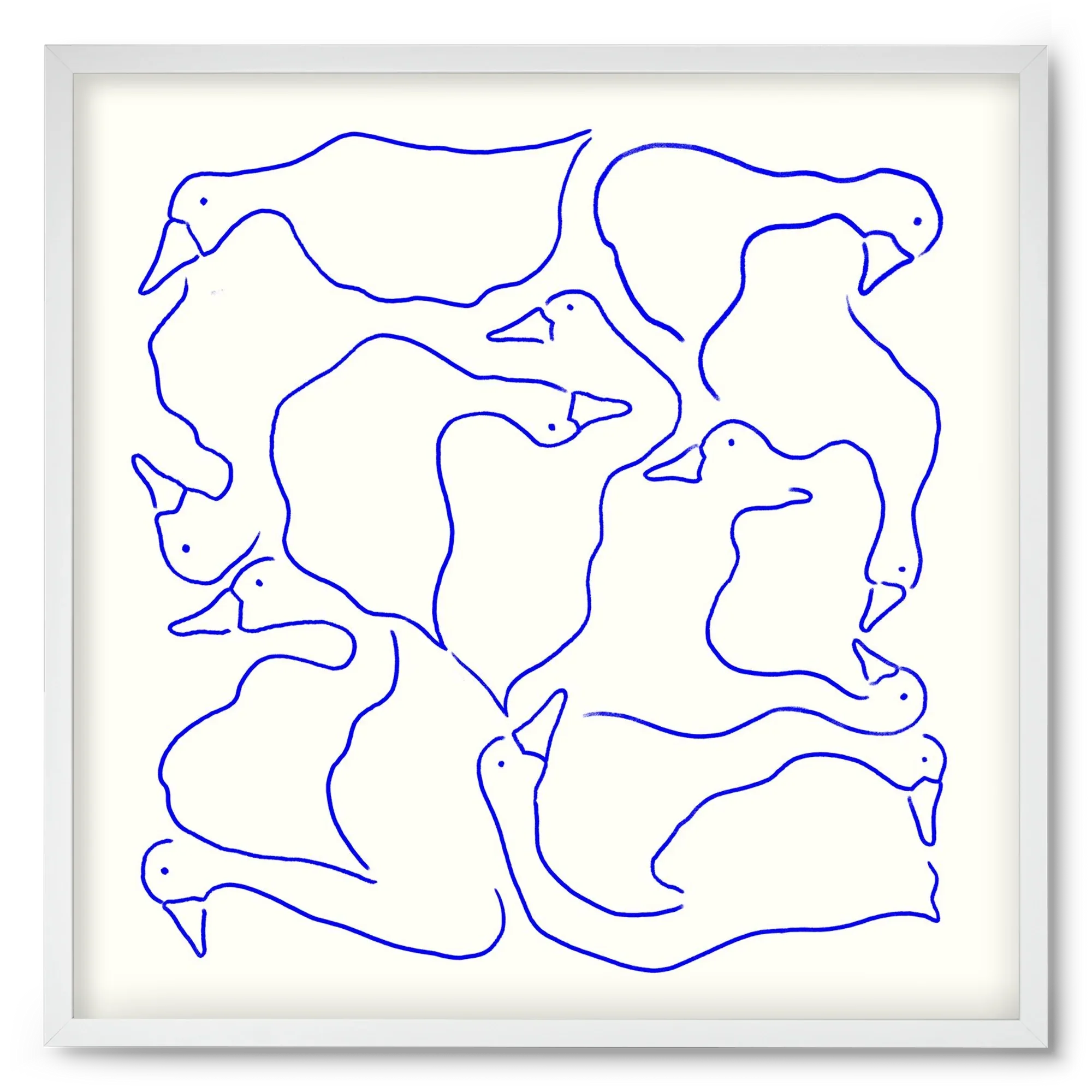 Duck Duck Goose in Blue - artbridge