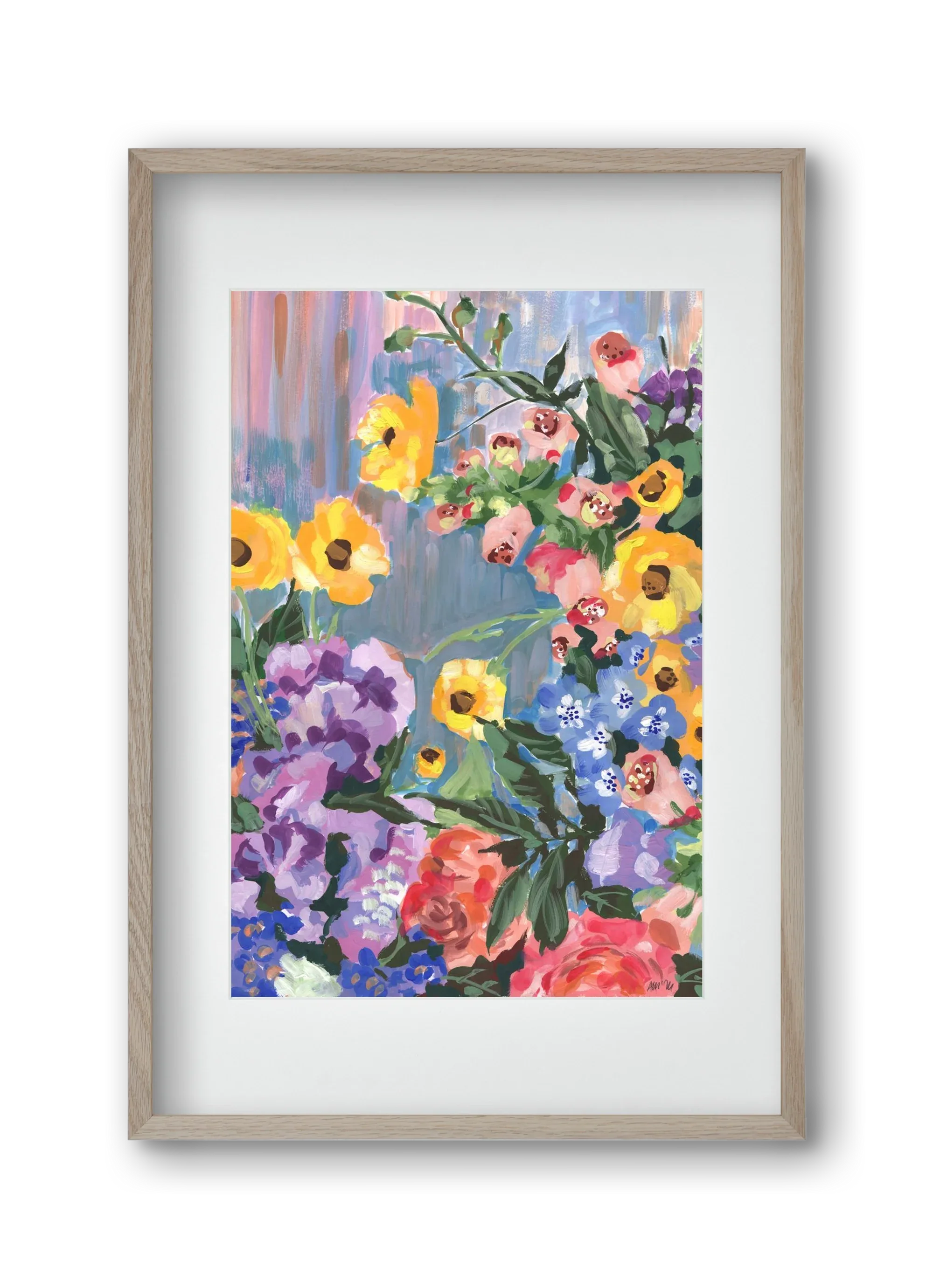 Retro Floral Bouqet - artbridge