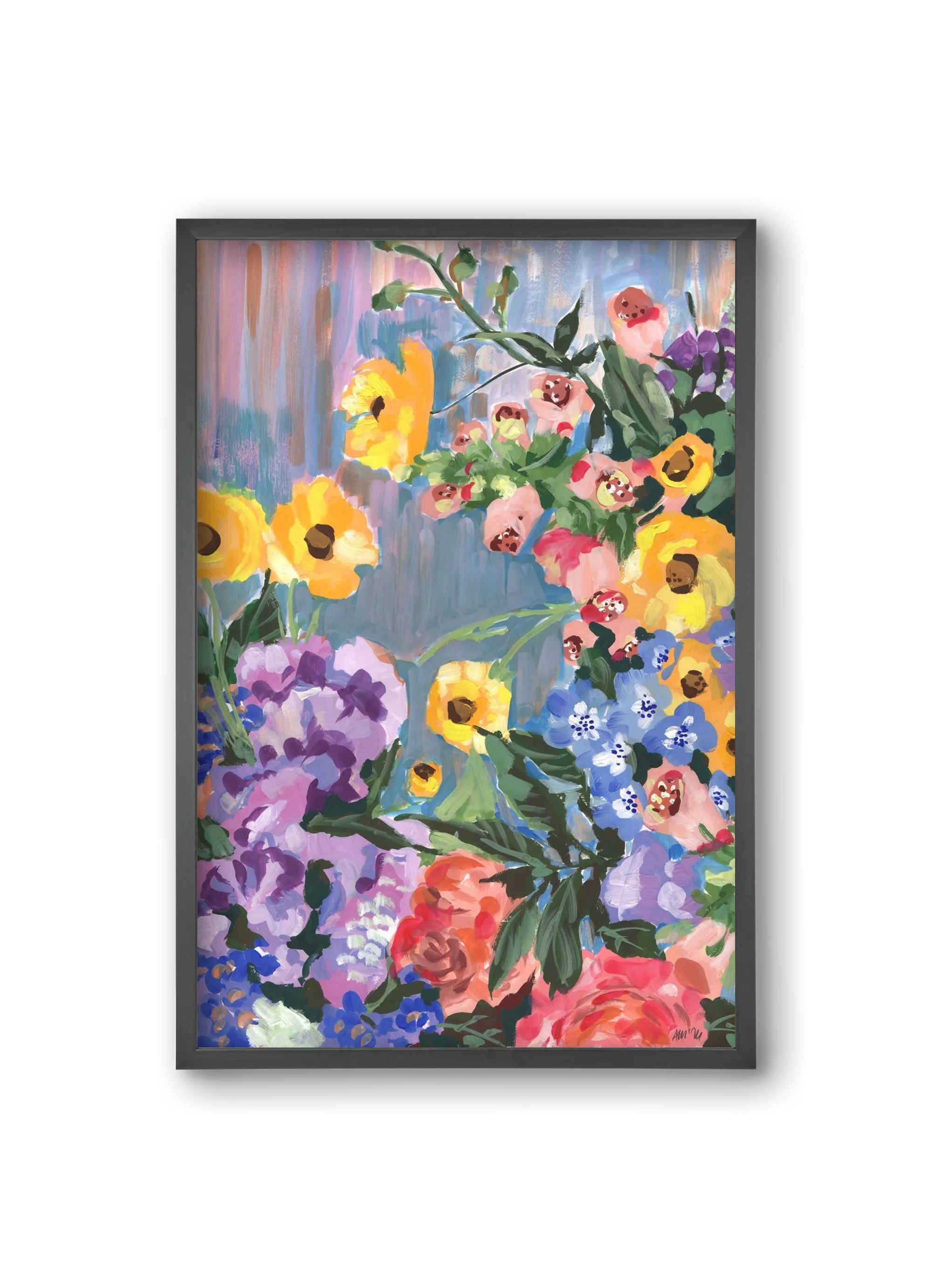 Retro Floral Bouqet - artbridge