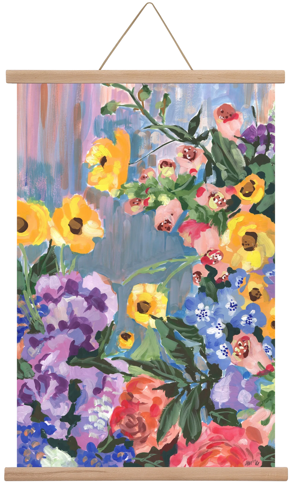 Retro Floral Bouqet - artbridge
