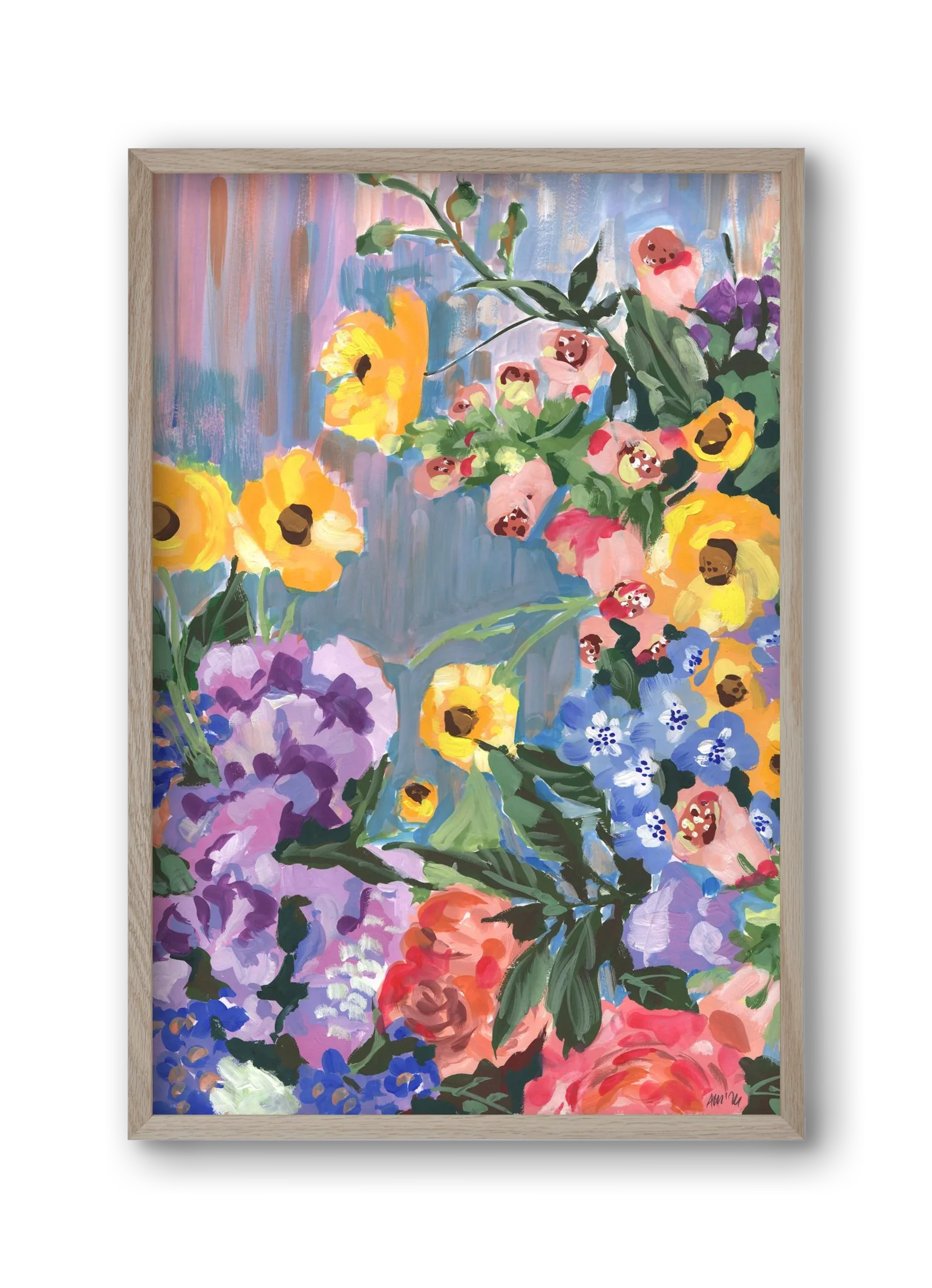 Retro Floral Bouqet - artbridge