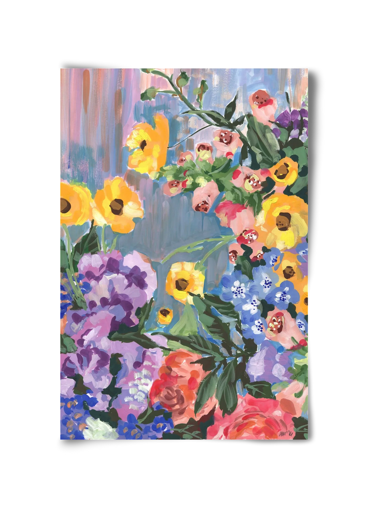 Retro Floral Bouqet - artbridge