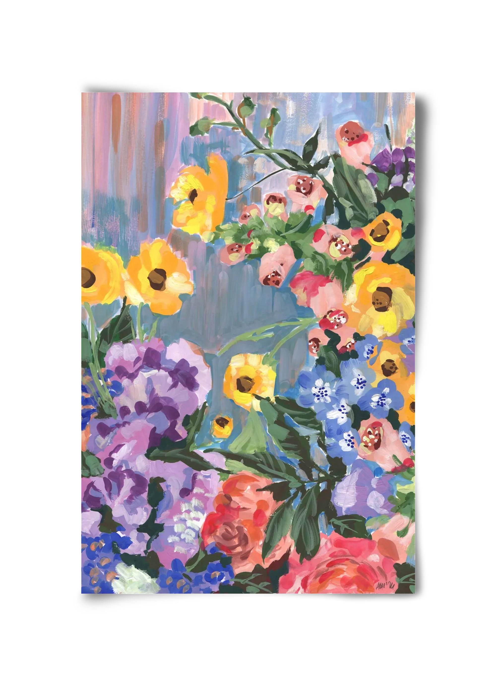 Retro Floral Bouqet - artbridge