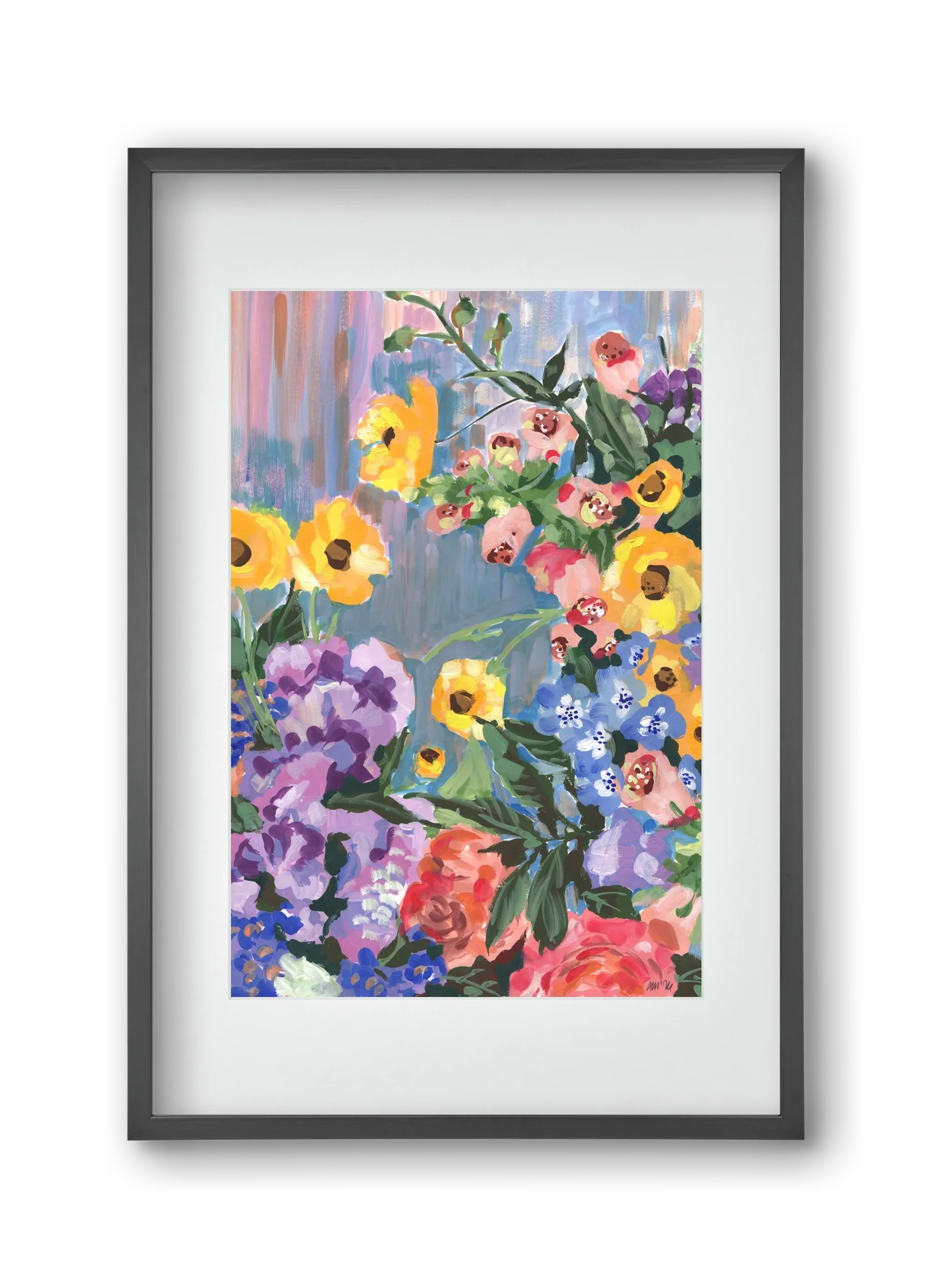 Retro Floral Bouqet - artbridge