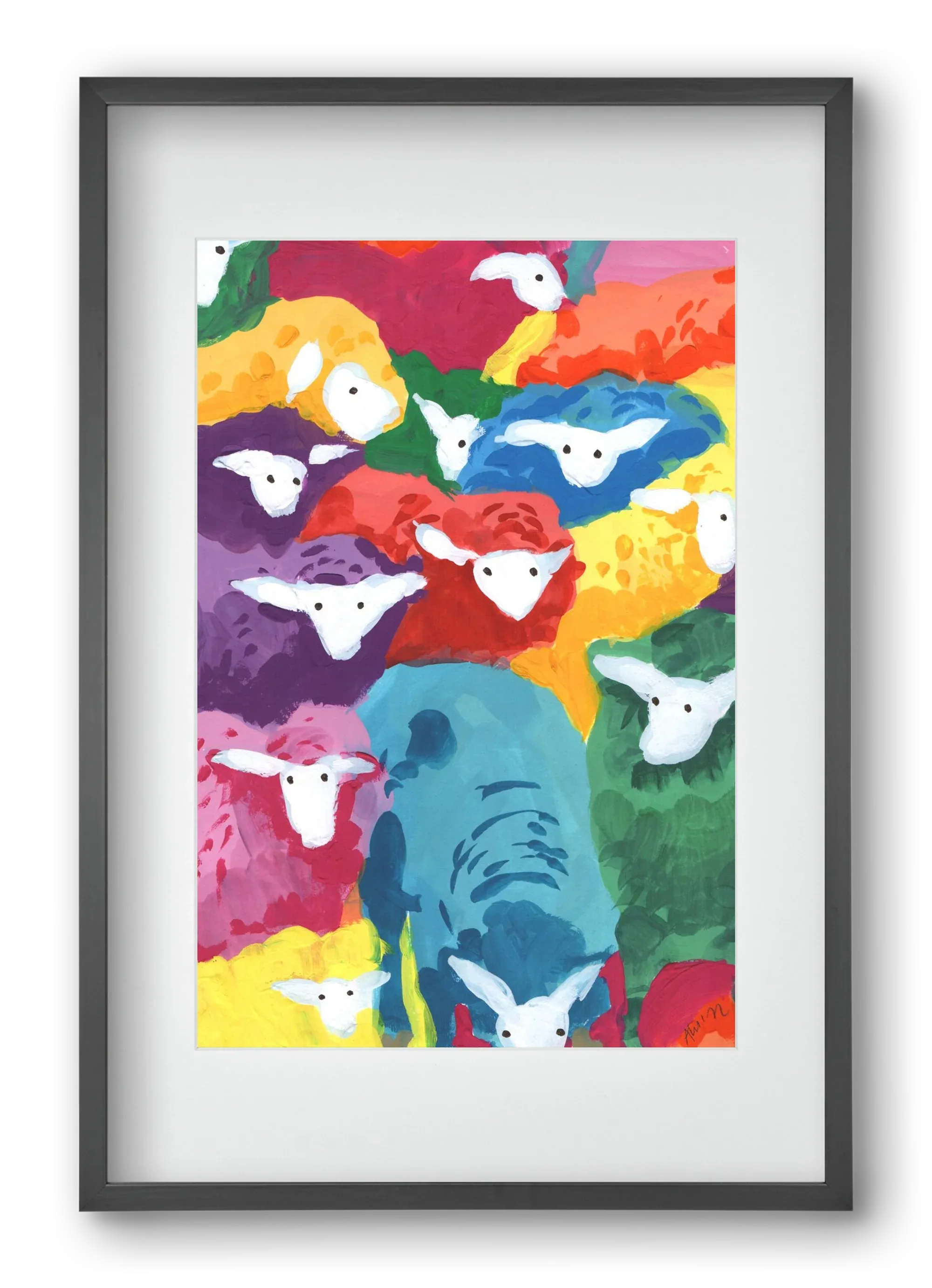 Colorful Sheep Cocktail - artbridge