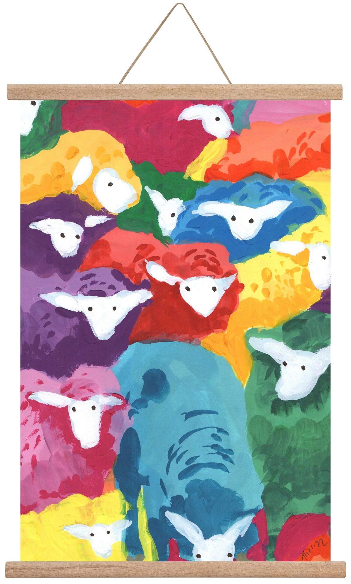 Colorful Sheep Cocktail - artbridge