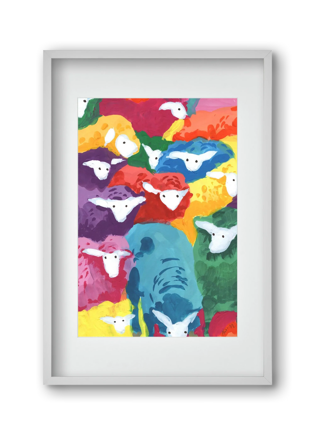 Colorful Sheep Cocktail - artbridge