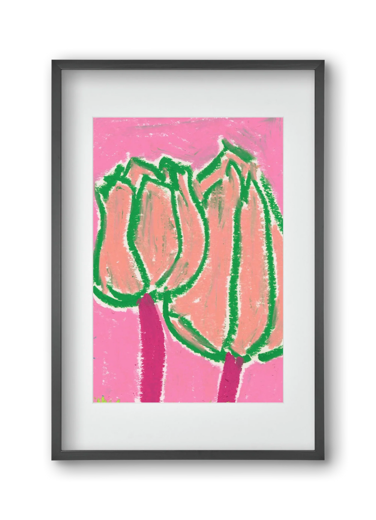 Pink tulips - artbridge