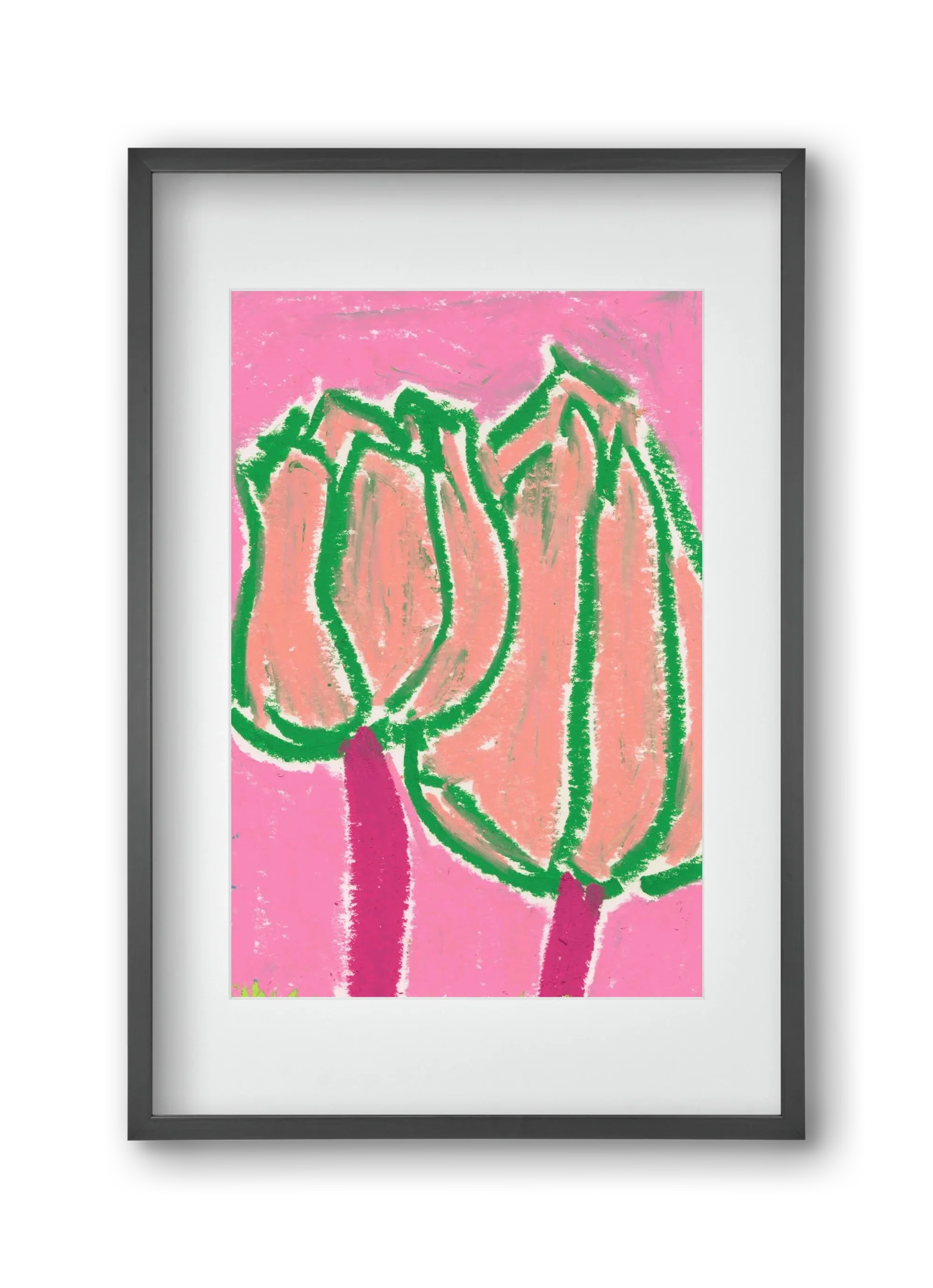 Pink tulips - artbridge