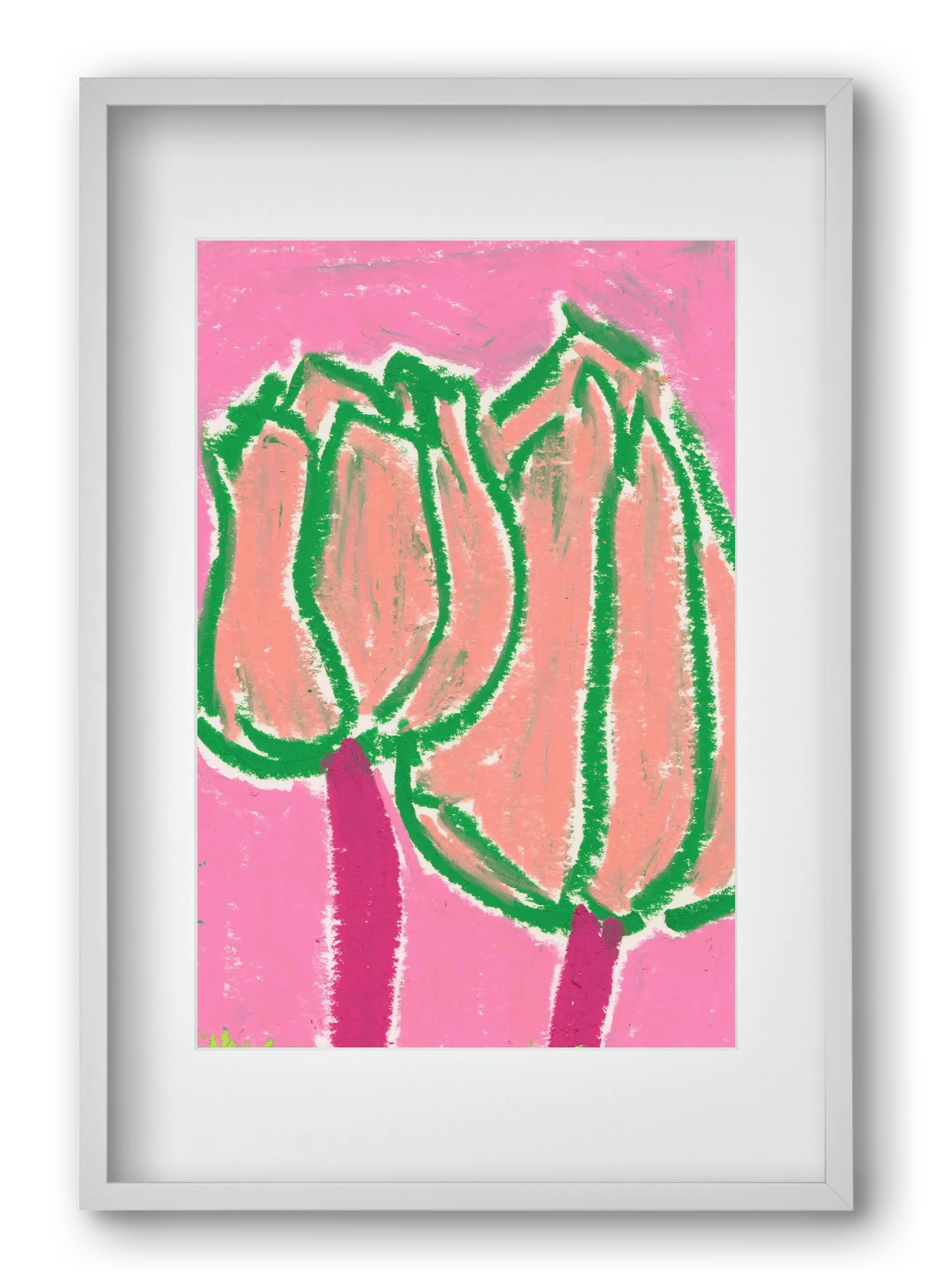 Pink tulips - artbridge