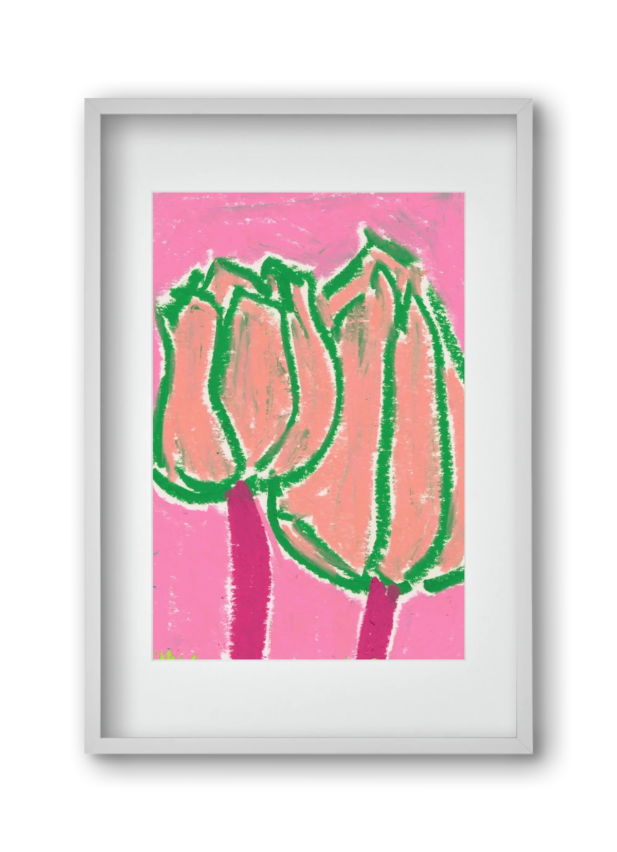 Pink tulips - artbridge